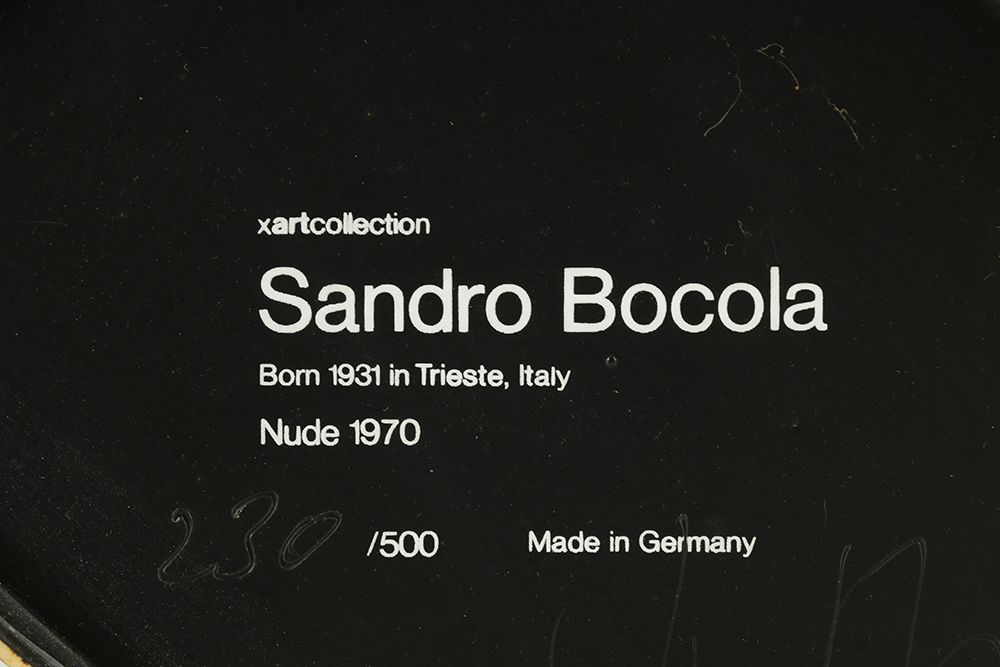 Sandro Bocola Limited Edition Plastic Sculpture "Nude 1970"