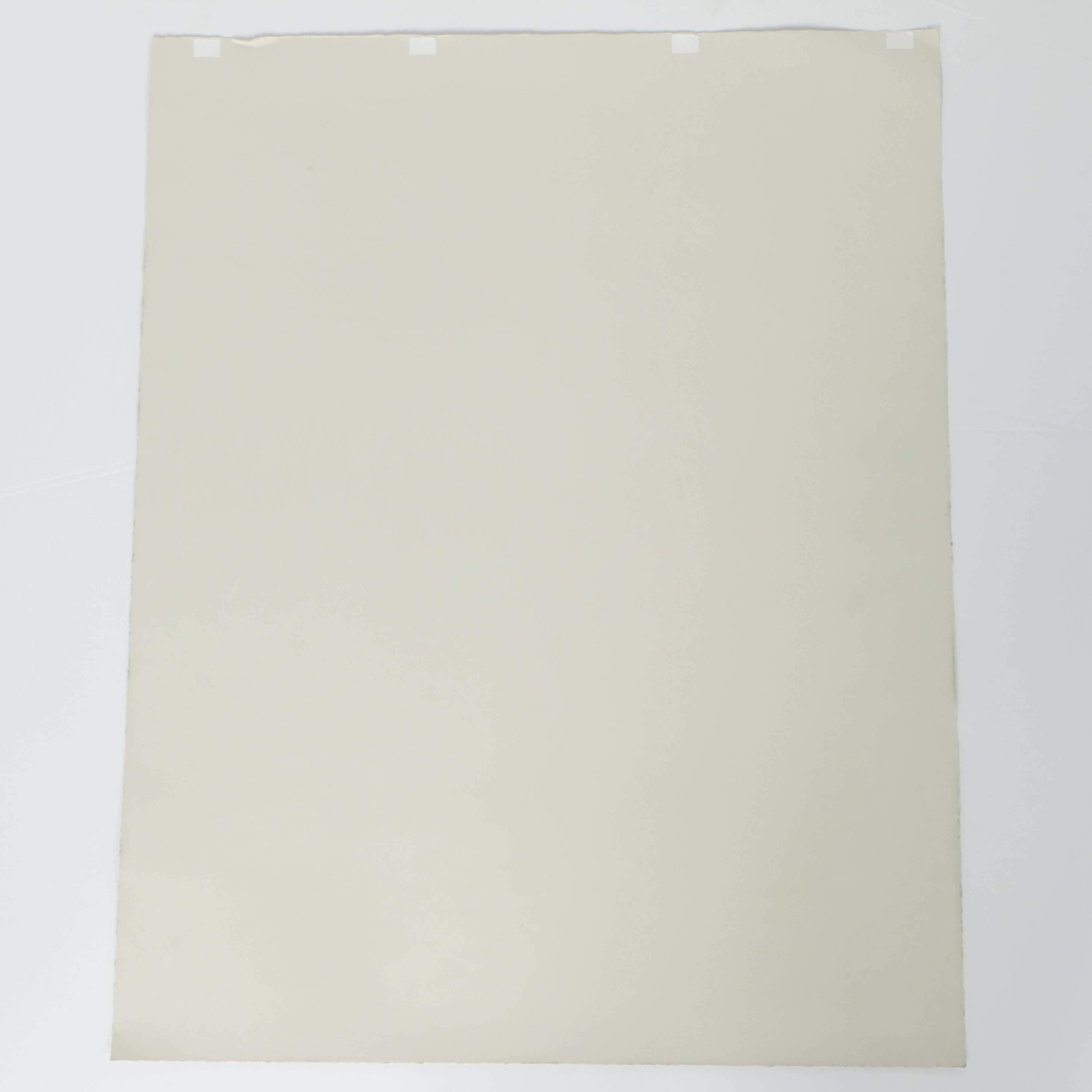 David Heil Original Oil Stick & Pastel Drawing of Spring Mountain Landscape