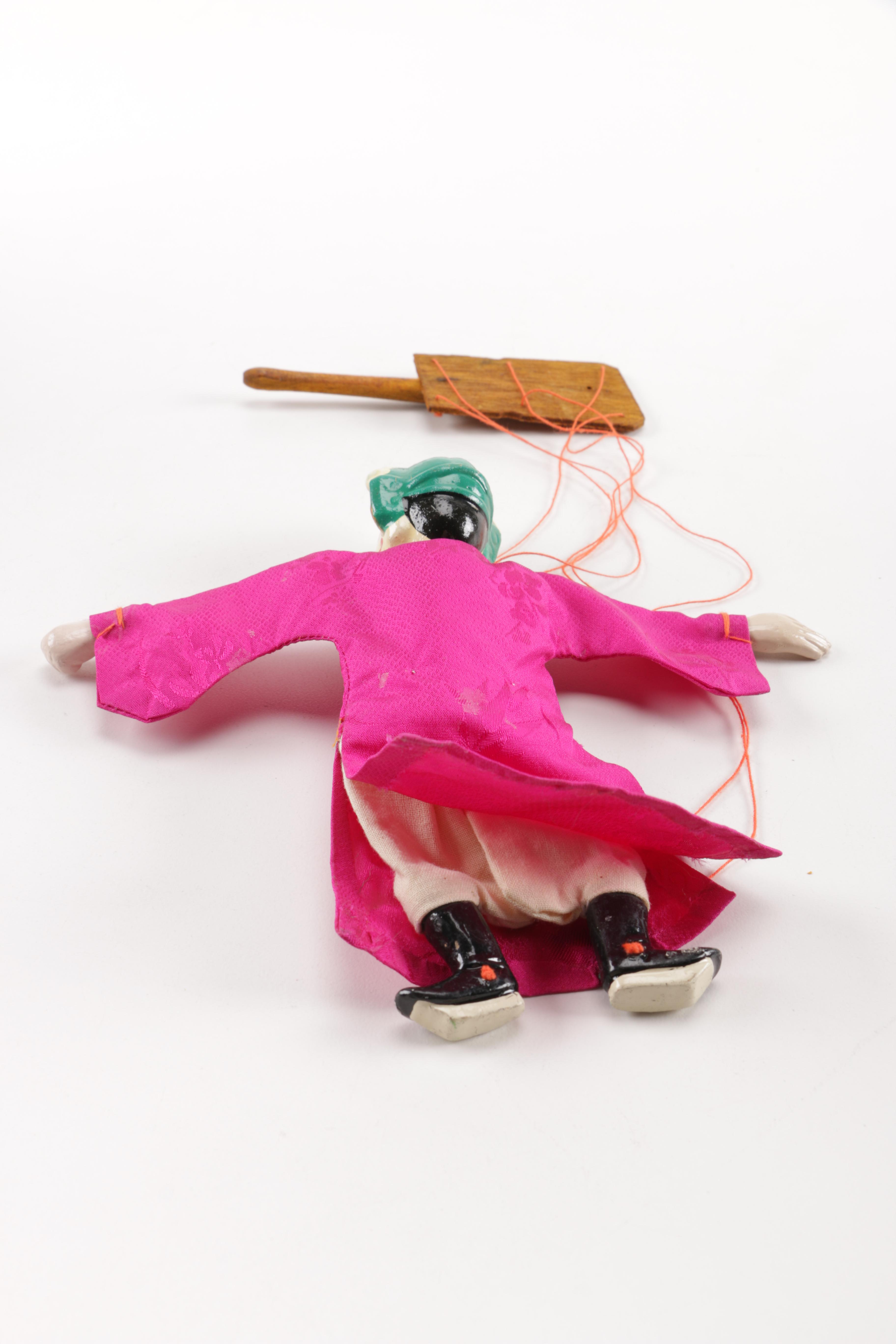 Carved Marionettes and Puppet