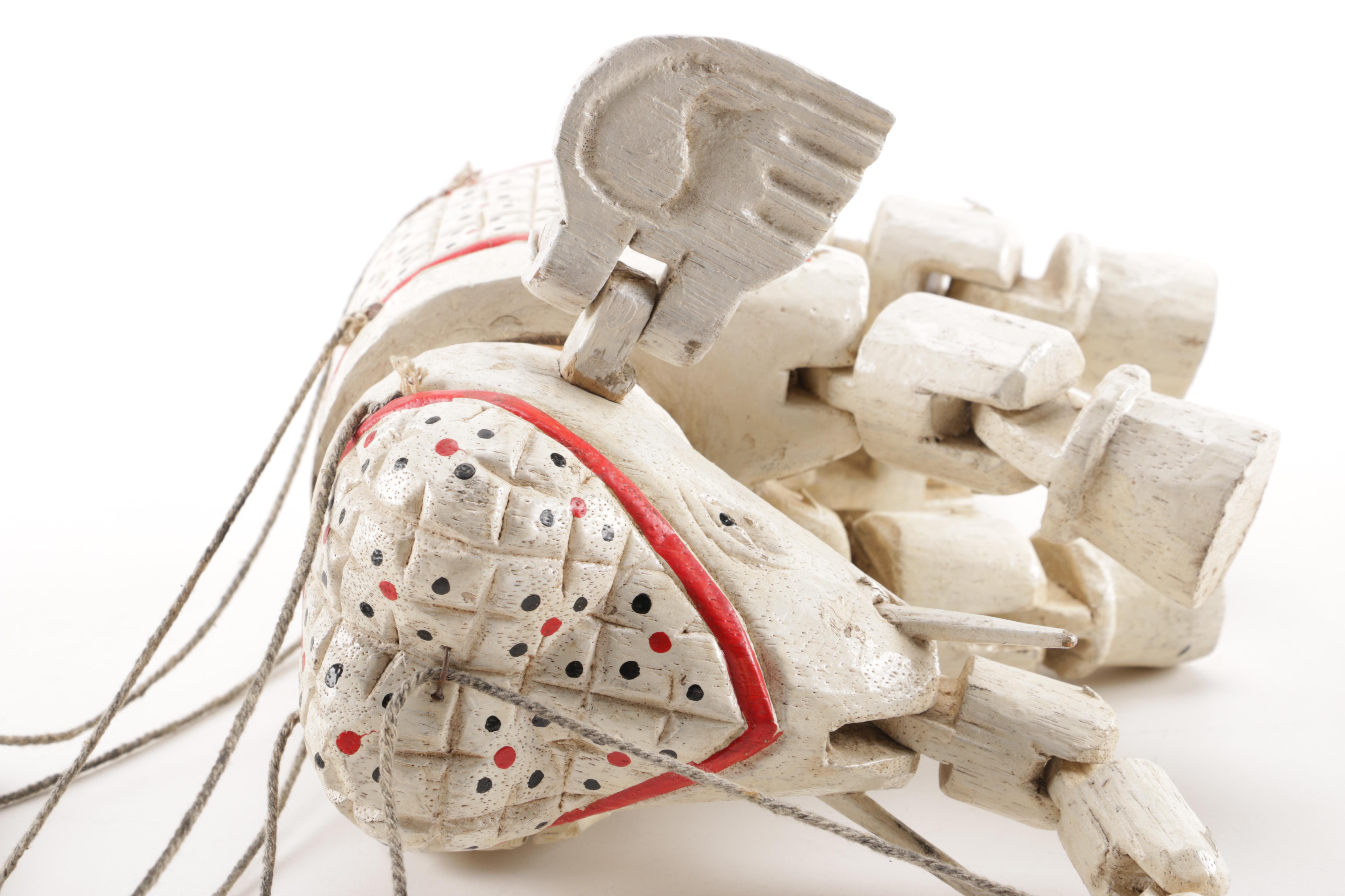 Carved Marionettes and Puppet