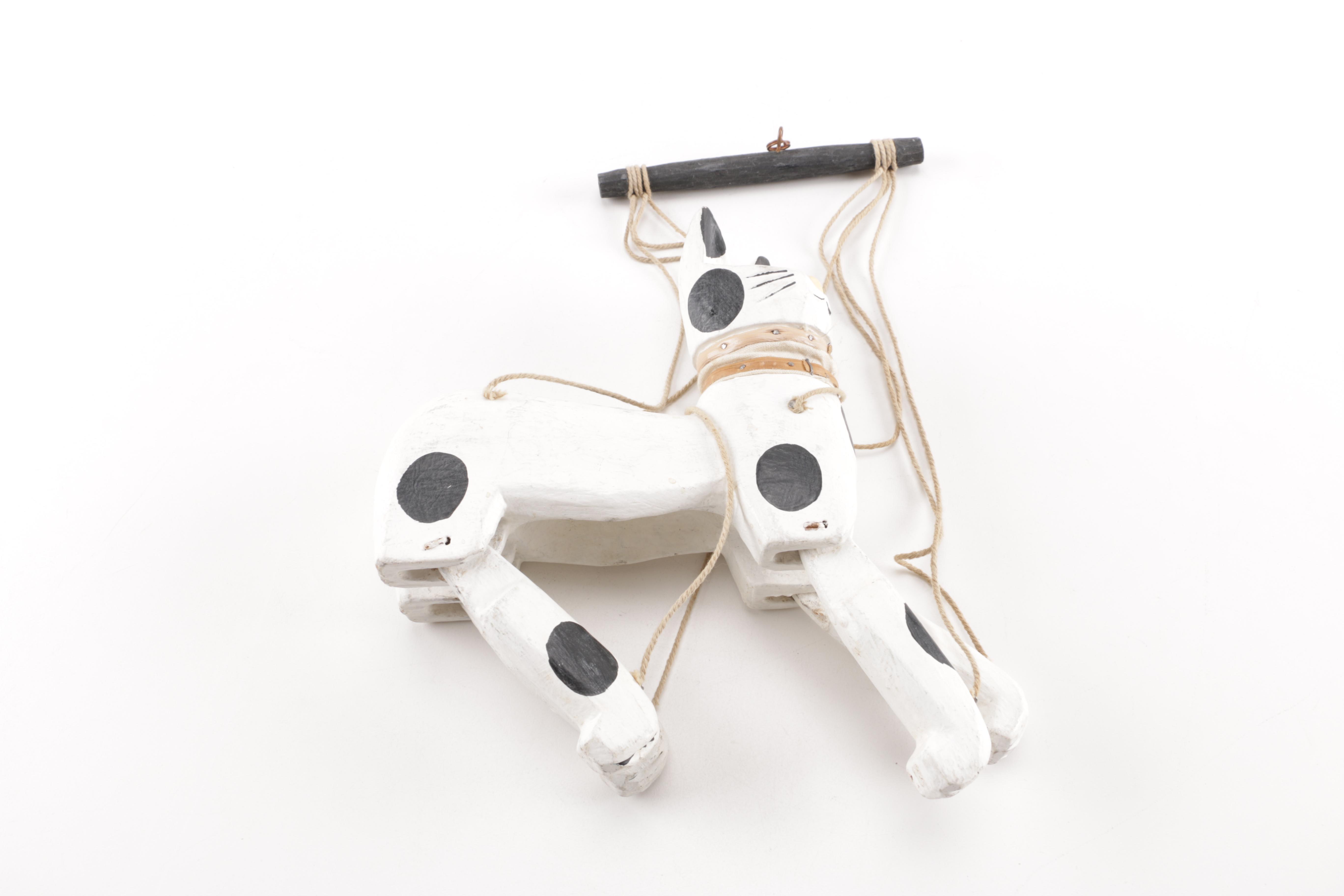 Carved Marionettes and Puppet