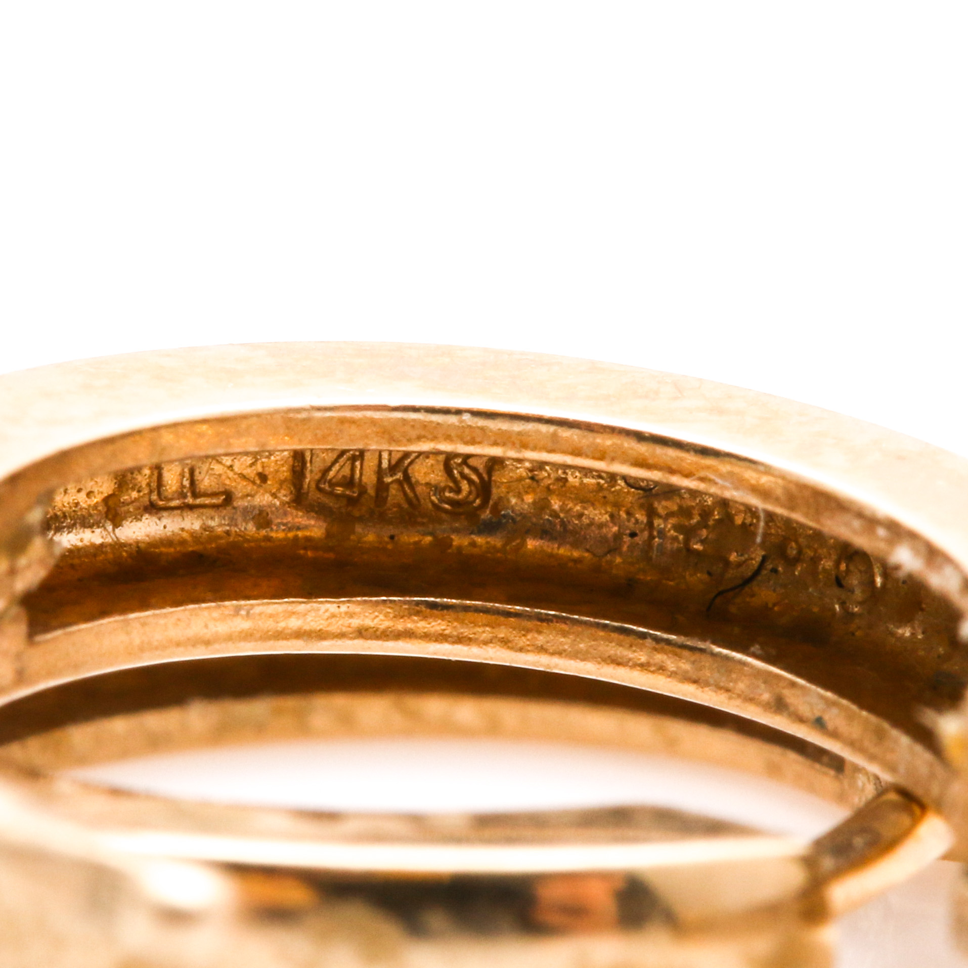 14K Yellow Gold Hinged Hoop Earrings