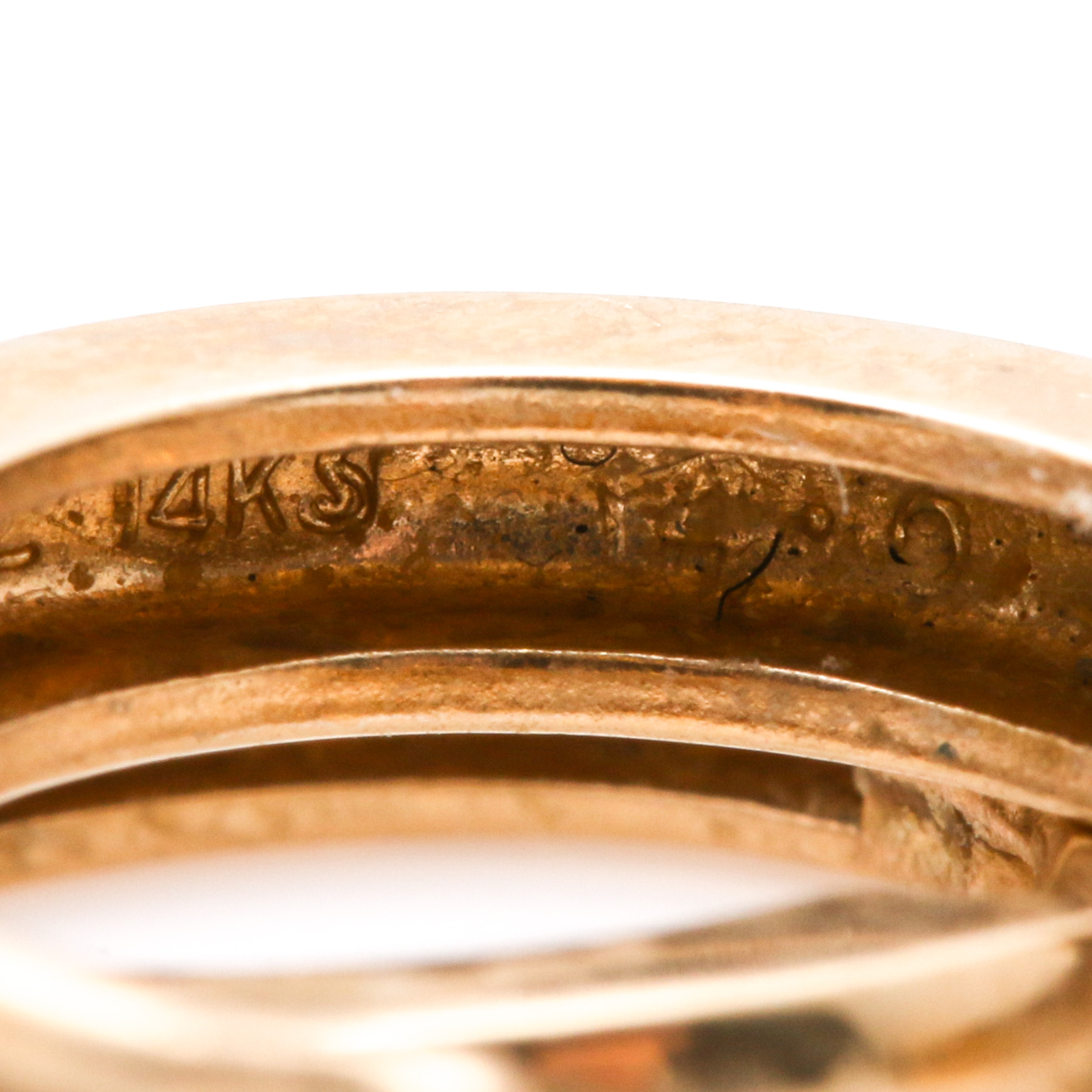 14K Yellow Gold Hinged Hoop Earrings