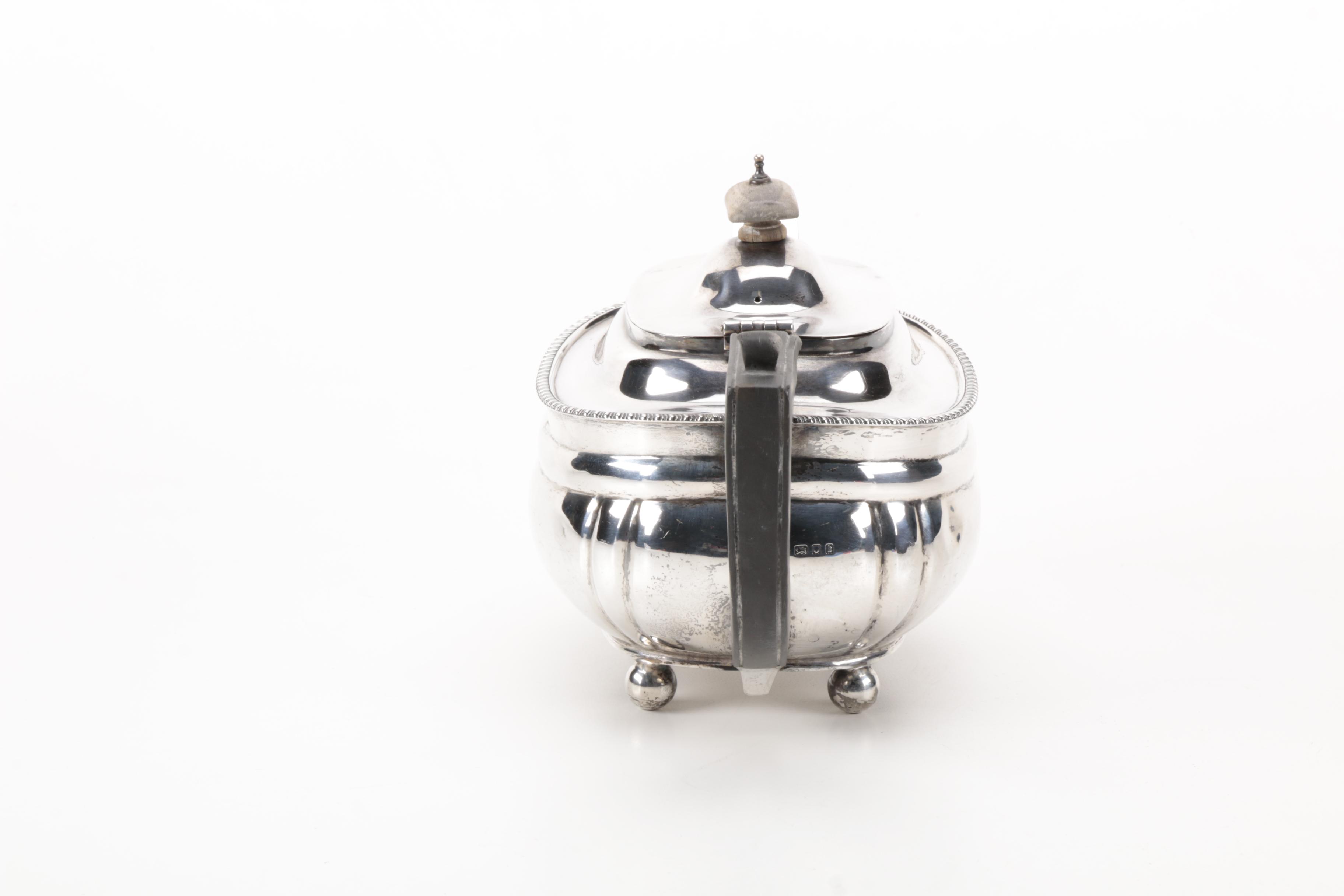 1925 Charles Stuart Harris Sterling Silver Teapot