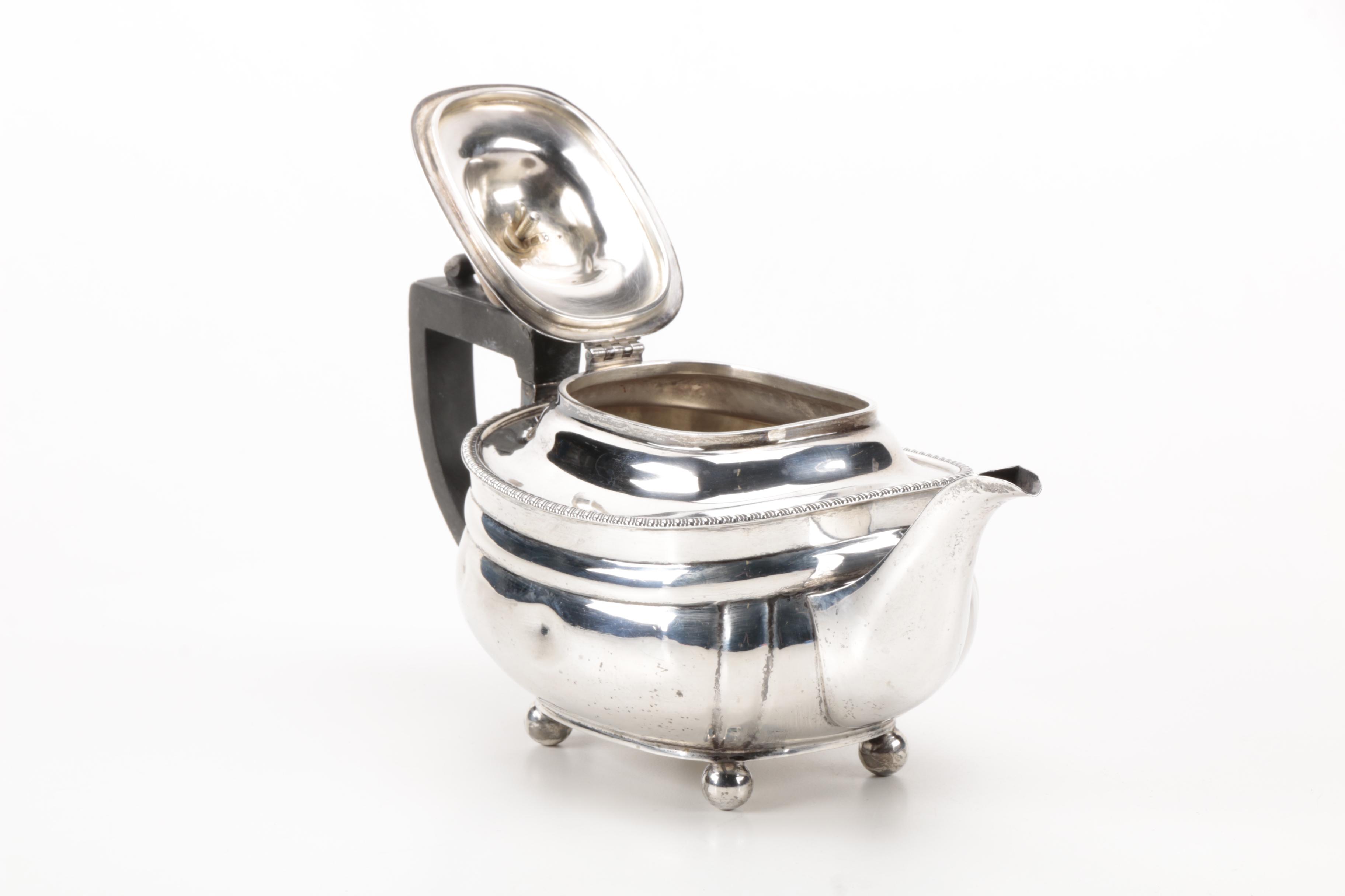 1925 Charles Stuart Harris Sterling Silver Teapot