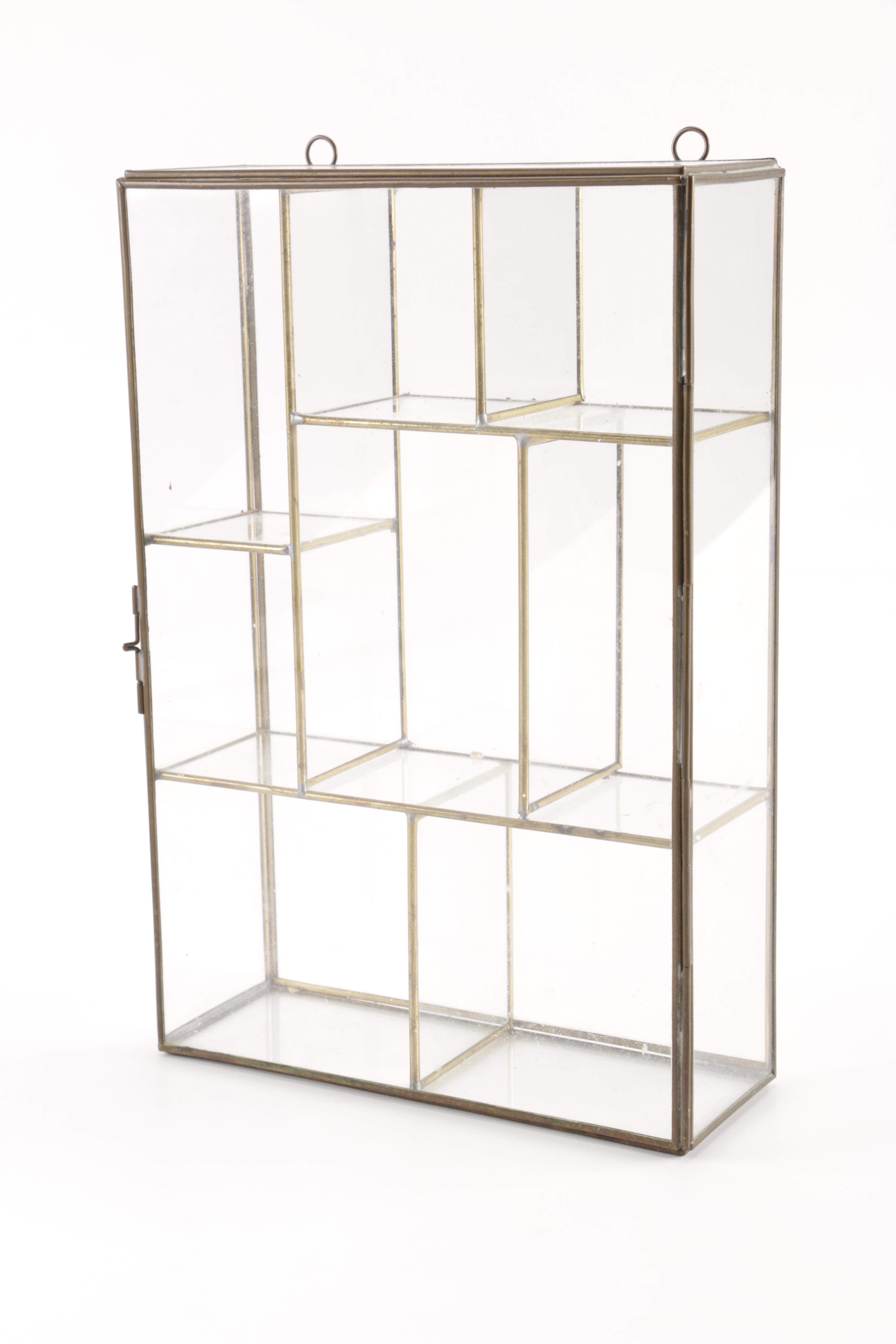 Vintage Mirror, Jewelry Box, and Display Case