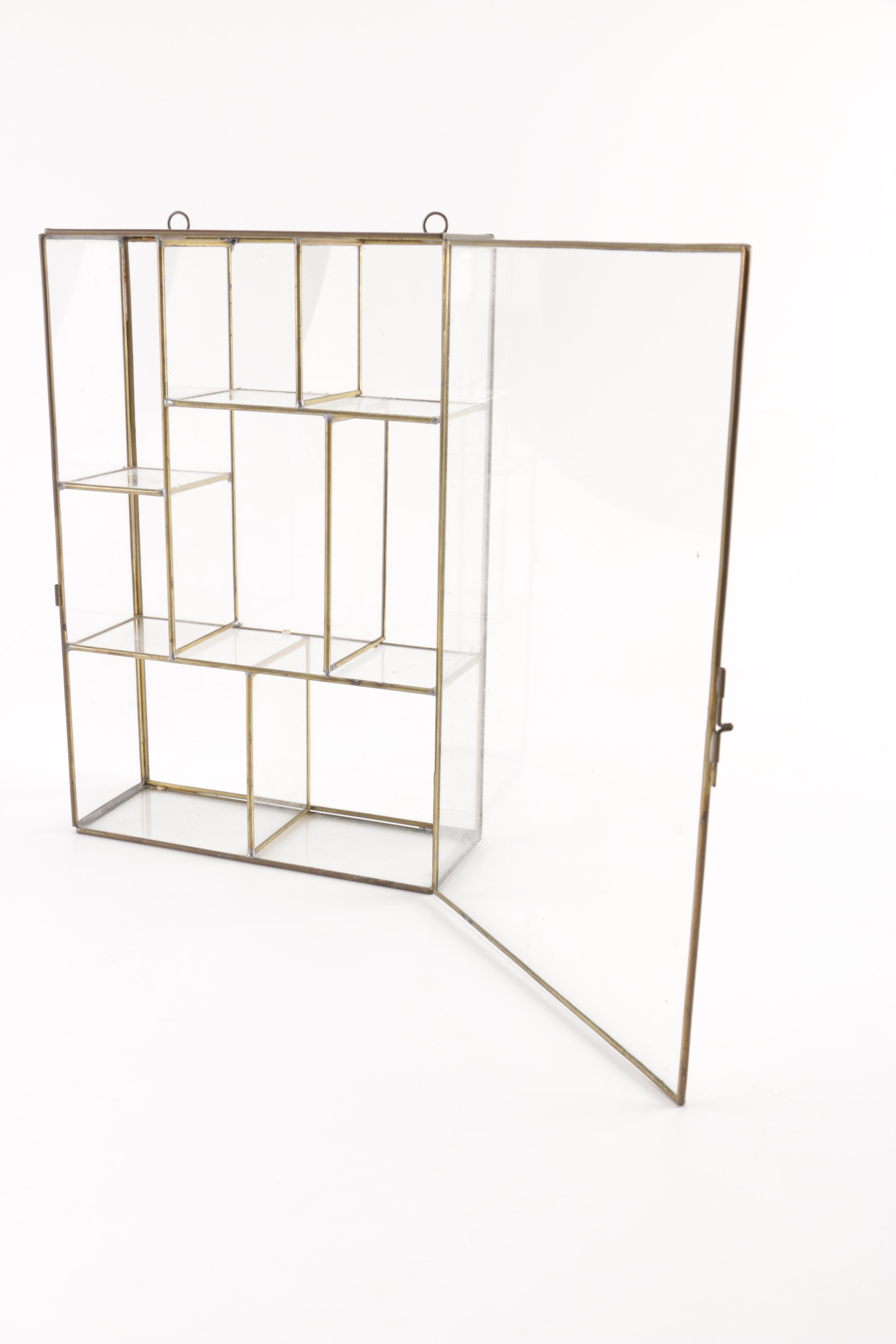 Vintage Mirror, Jewelry Box, and Display Case