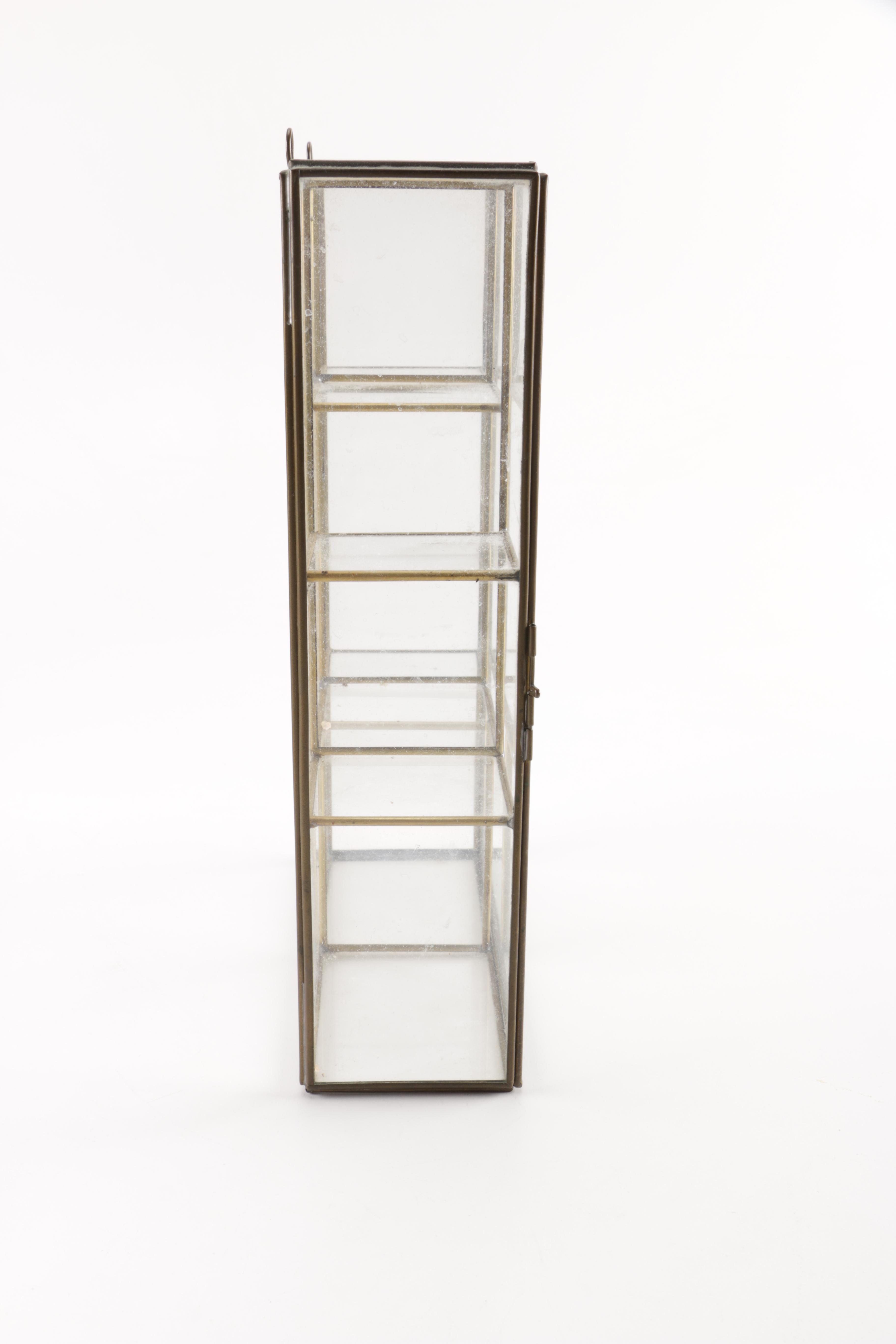 Vintage Mirror, Jewelry Box, and Display Case