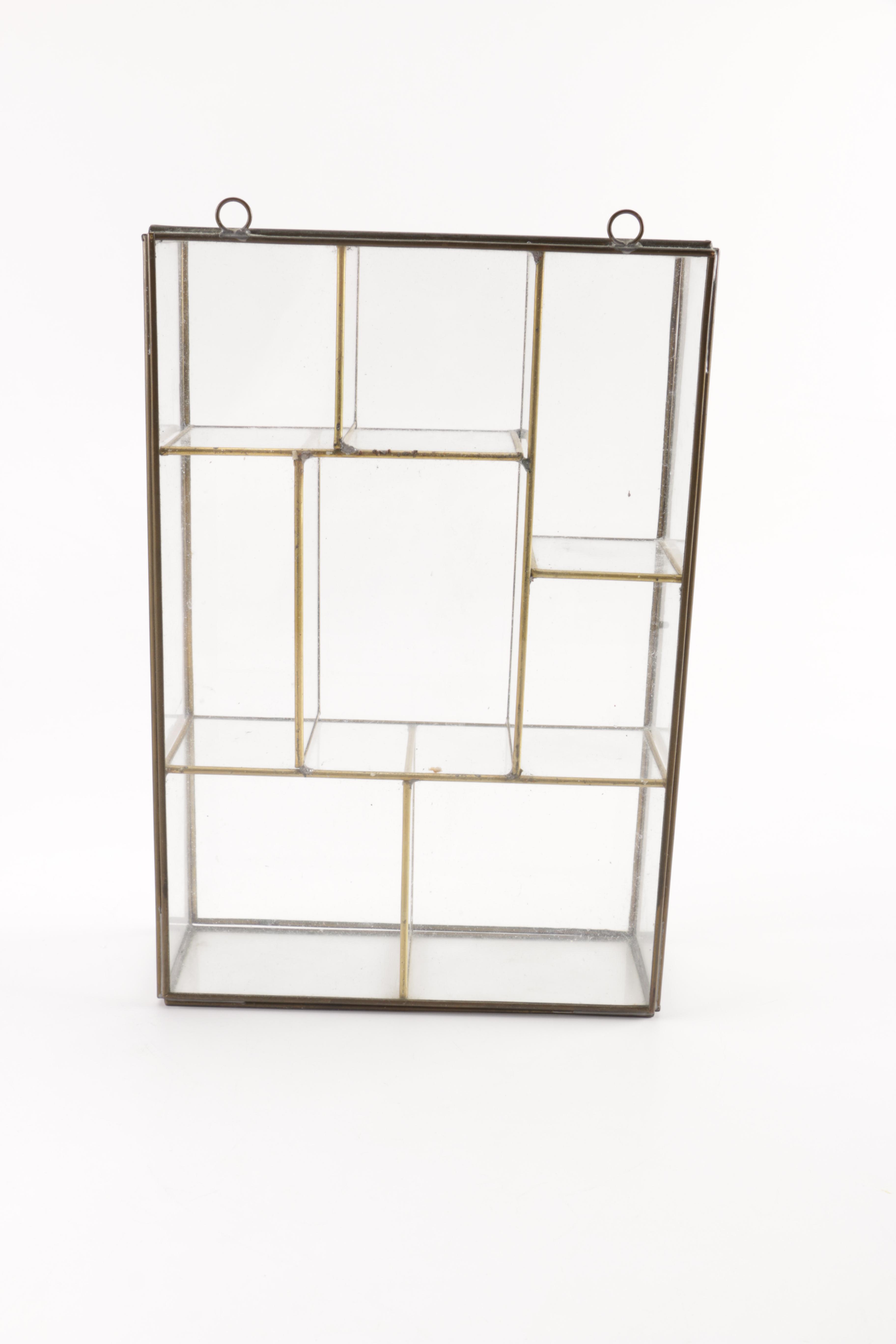 Vintage Mirror, Jewelry Box, and Display Case