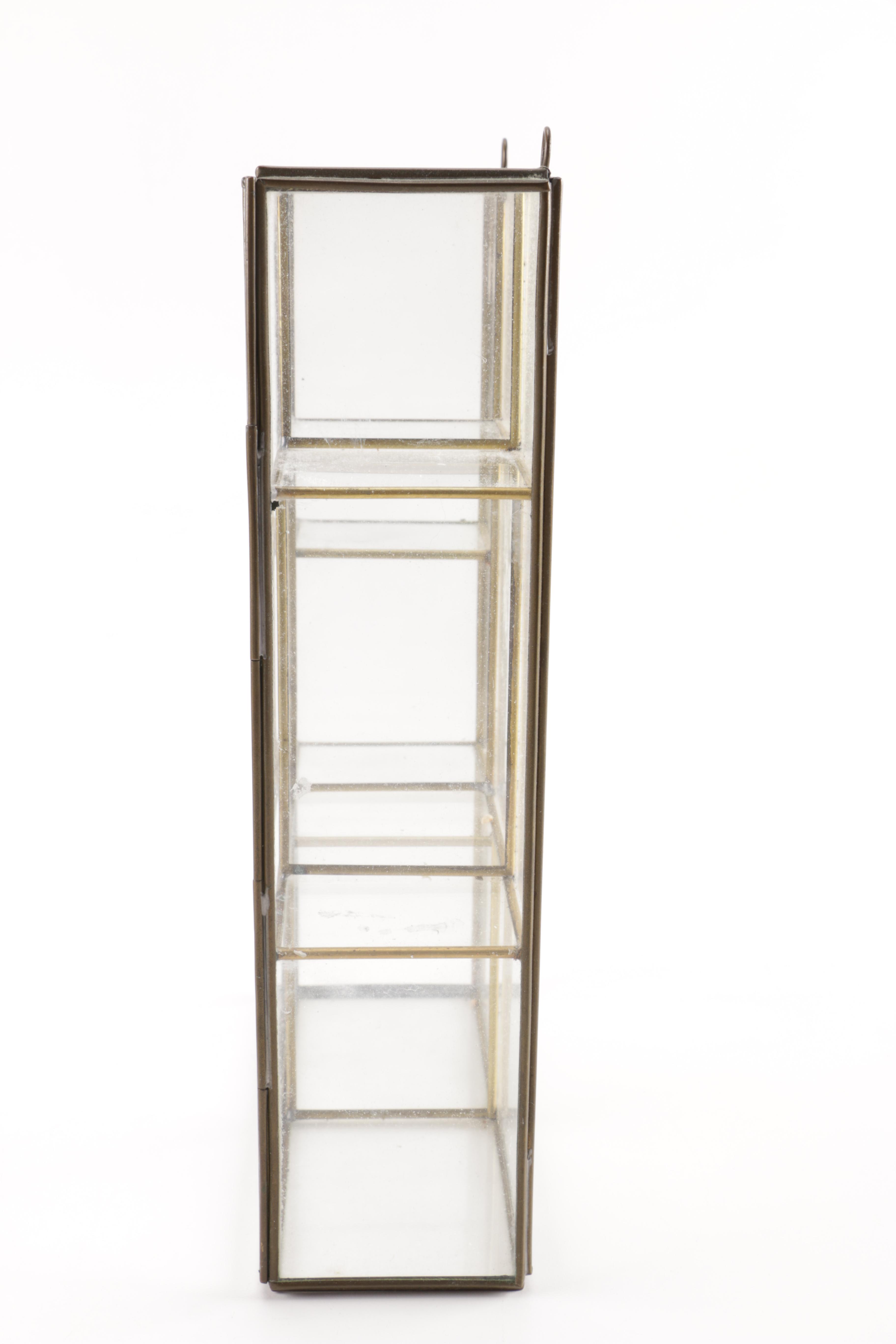 Vintage Mirror, Jewelry Box, and Display Case