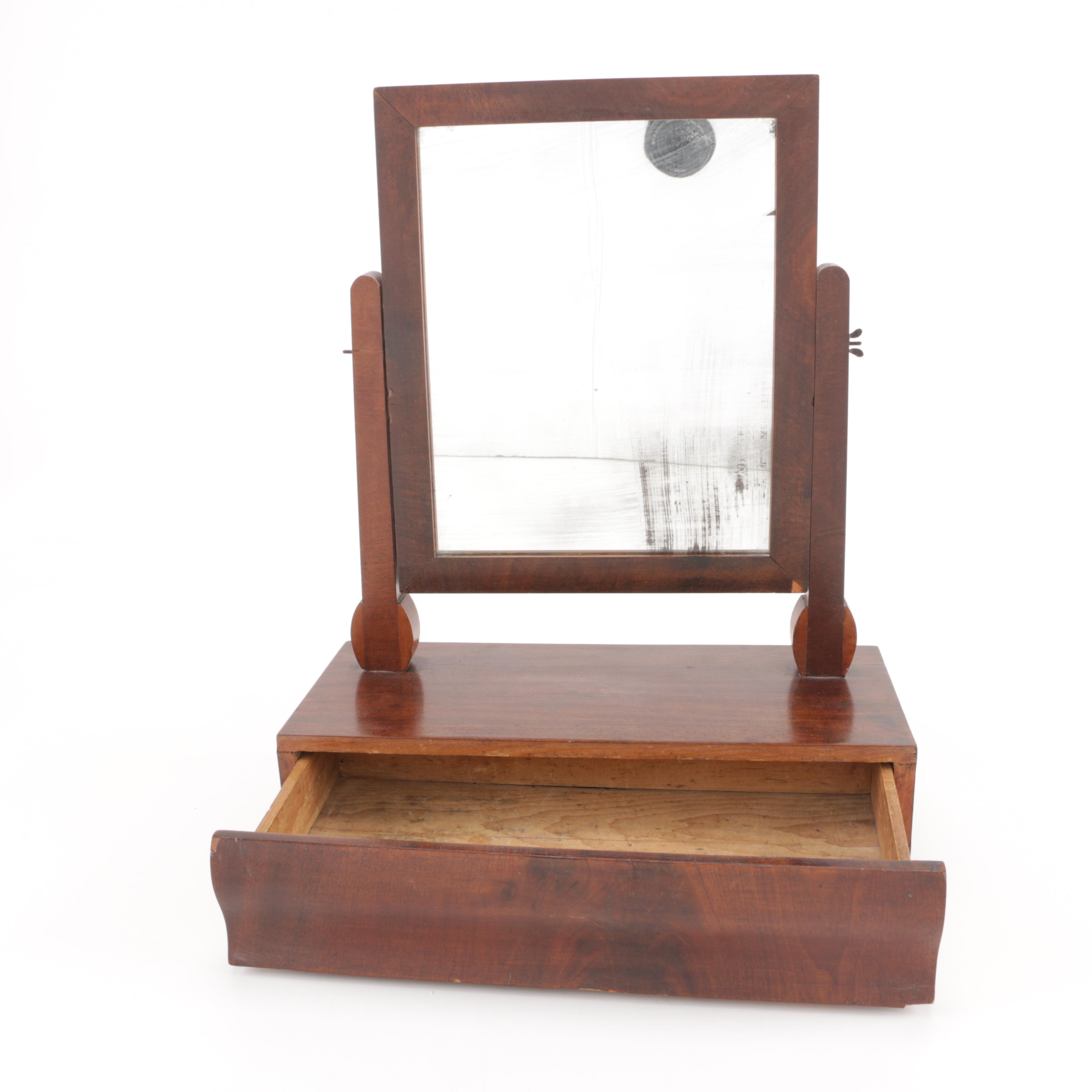 Vintage Mirror, Jewelry Box, and Display Case