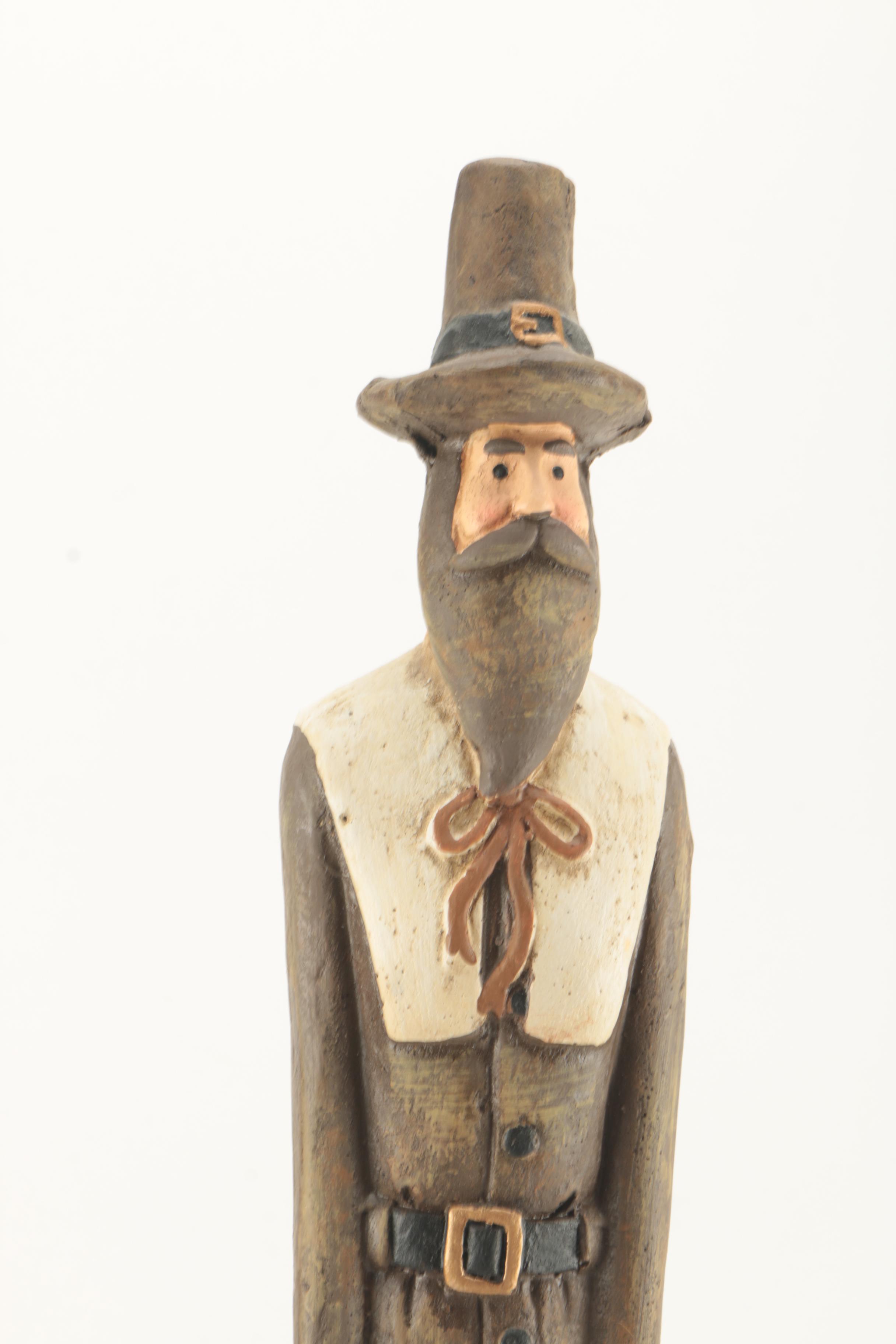 Resin Pilgrim Figurines