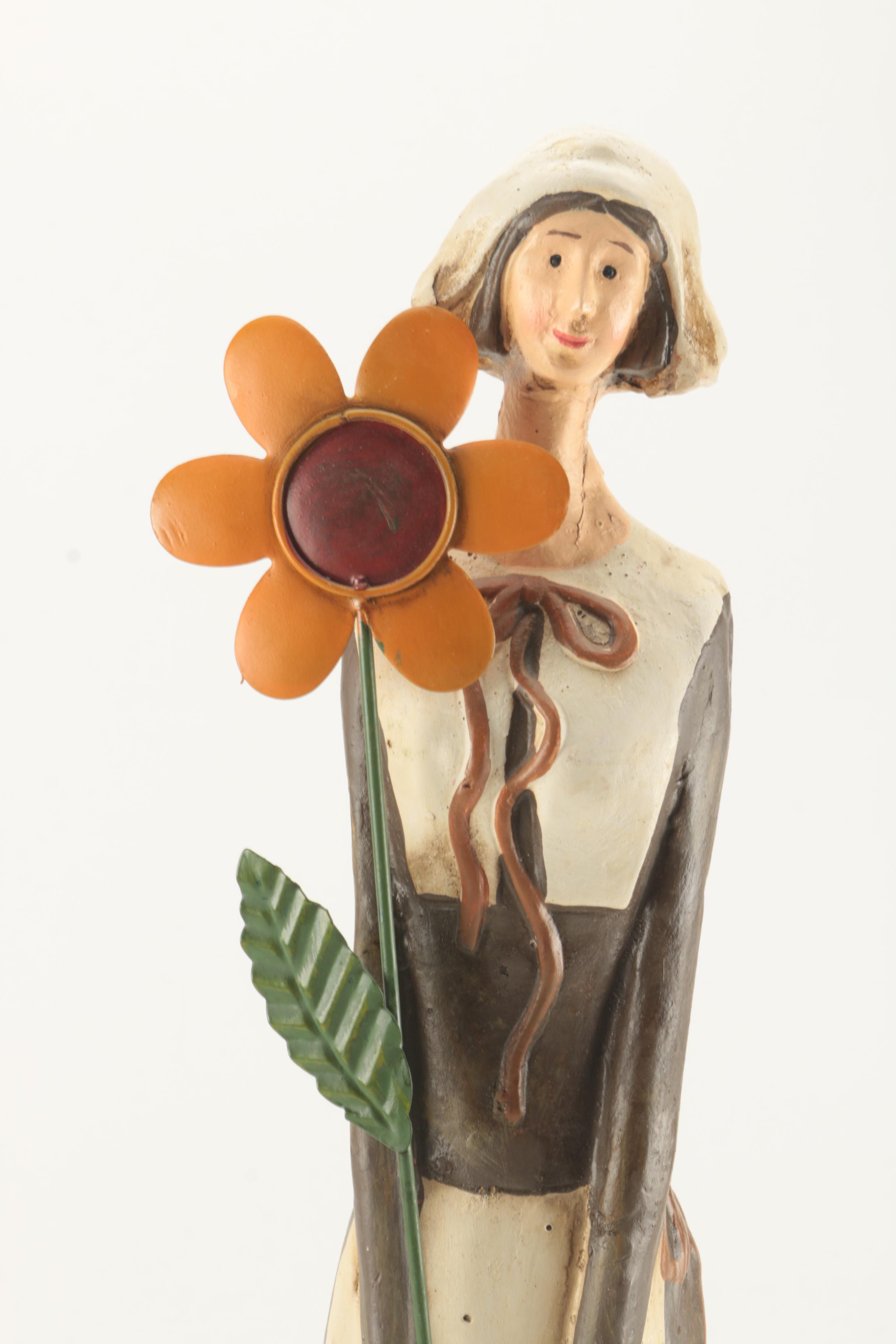 Resin Pilgrim Figurines