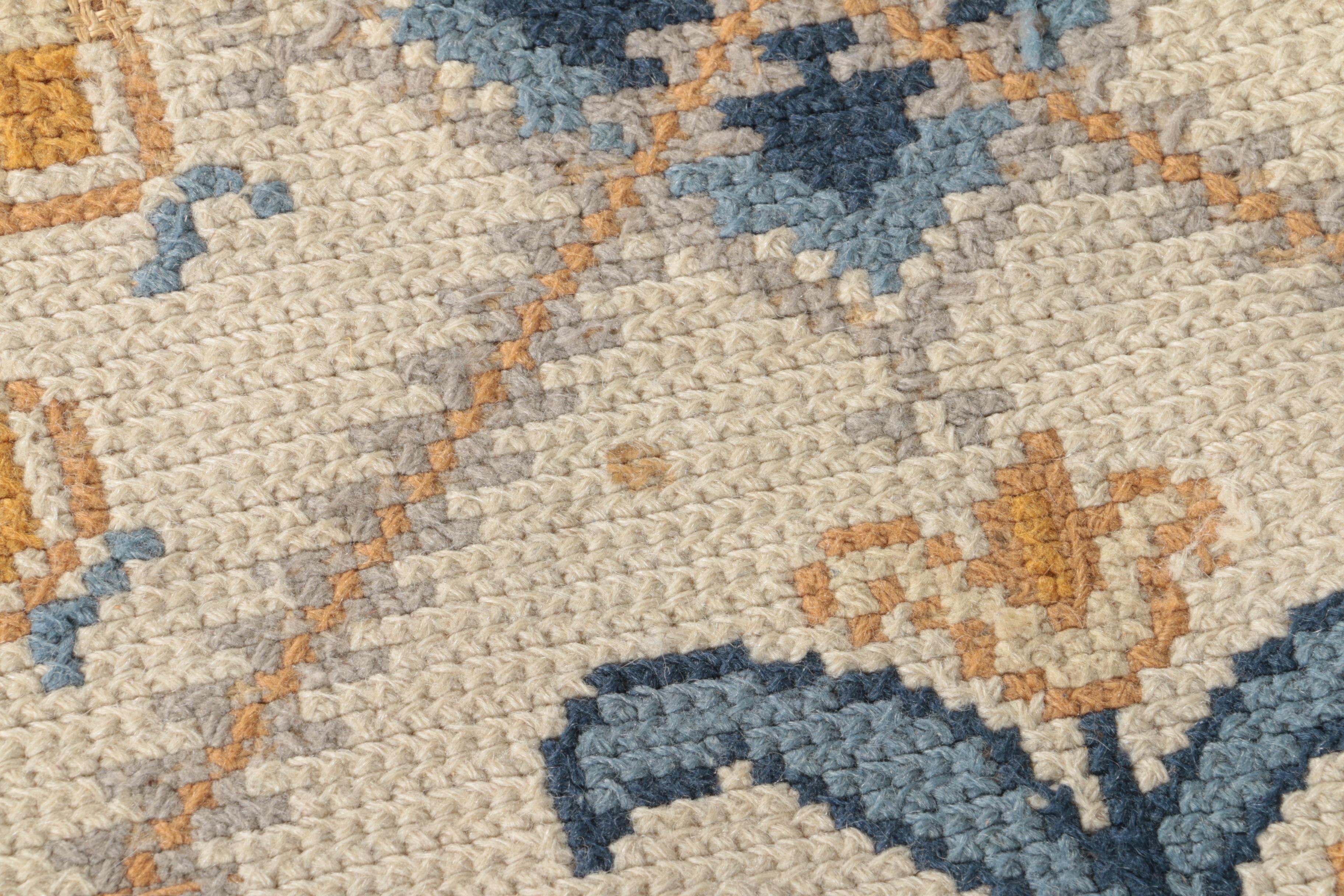 Portuguese Tapete de Arraiolos Needlepoint Accent Rug