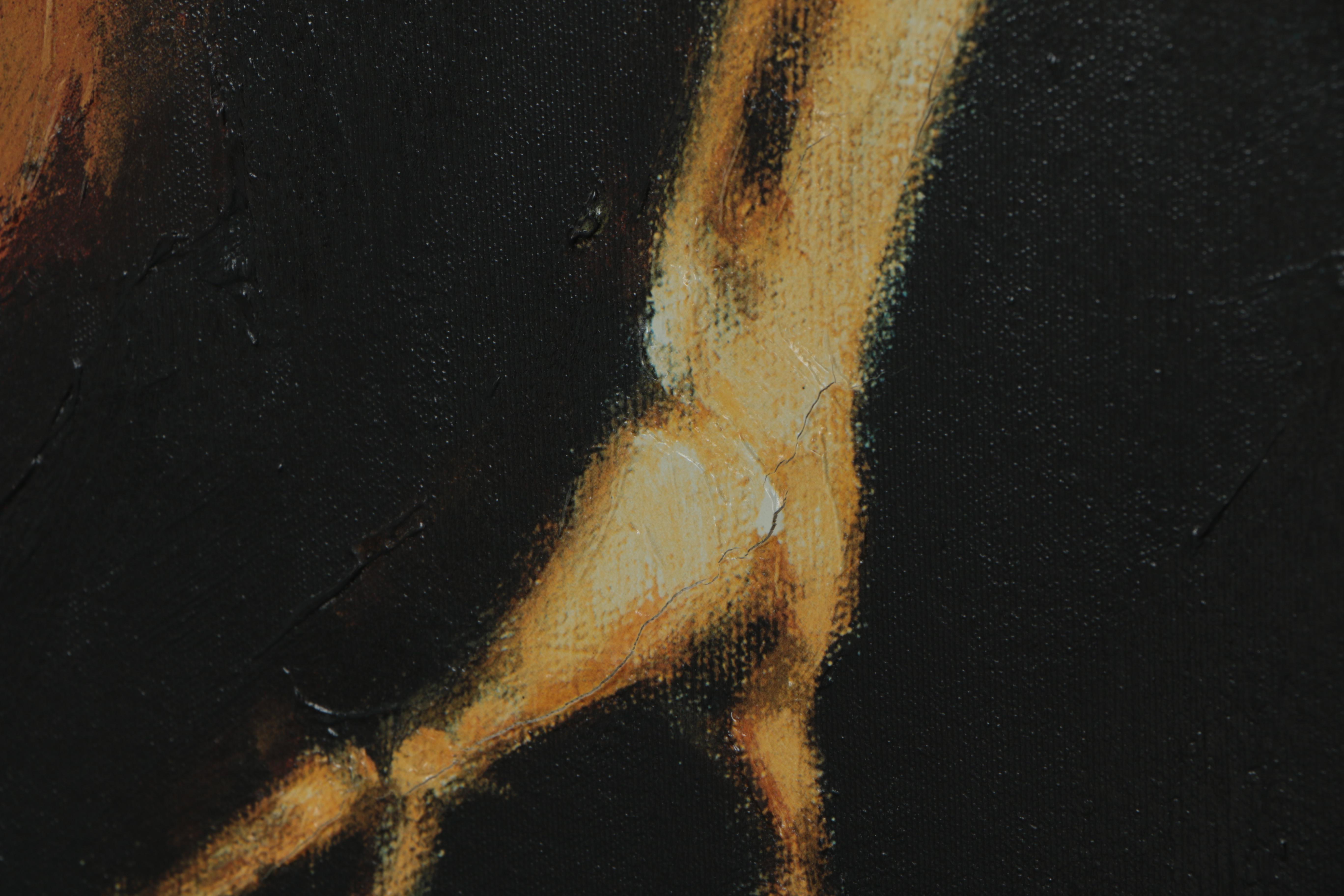 Fabian Perez Limited Edition Hand Embellished Giclee on Canvas "Flamenco"