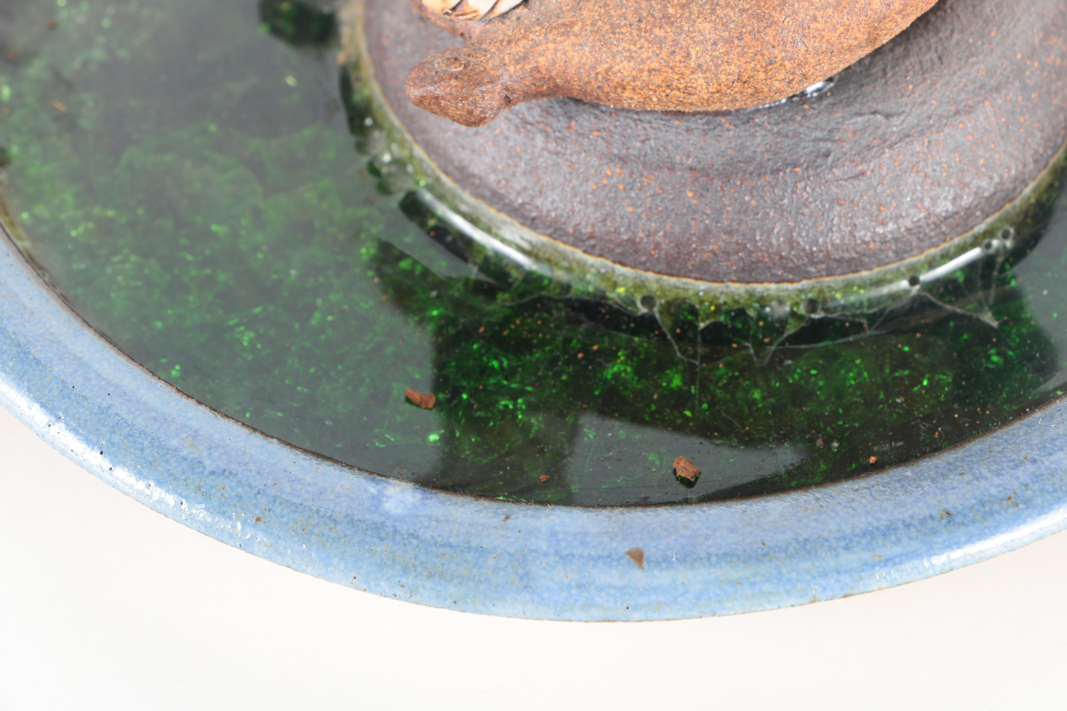 Thrown and Hand Built Decorative Stoneware Ash Receiver