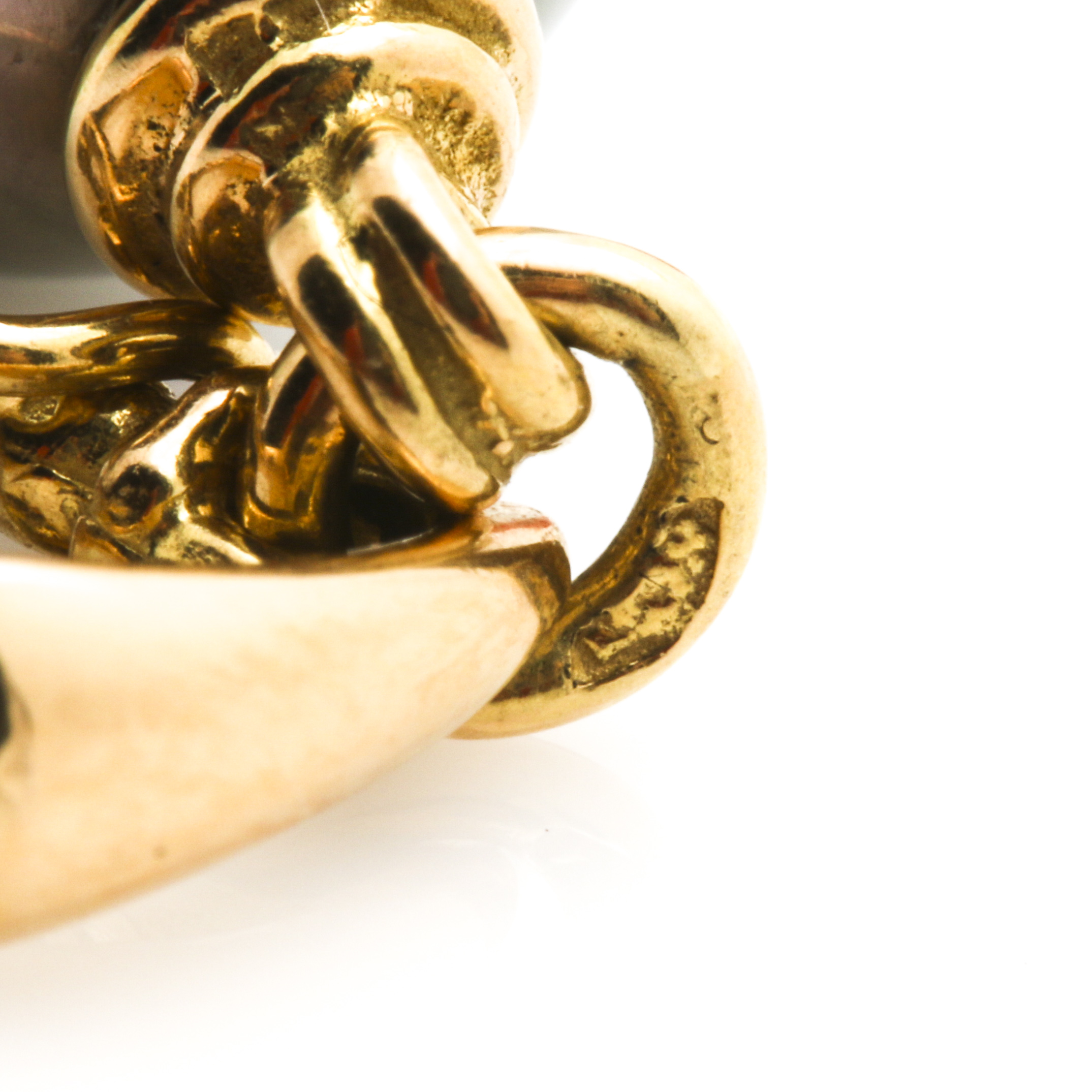 14K Yellow Gold Tahitian Pearl Enhancer Pendant