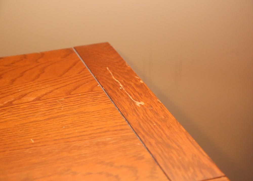 Mission Style Eight-Drawer Dresser With Mirror