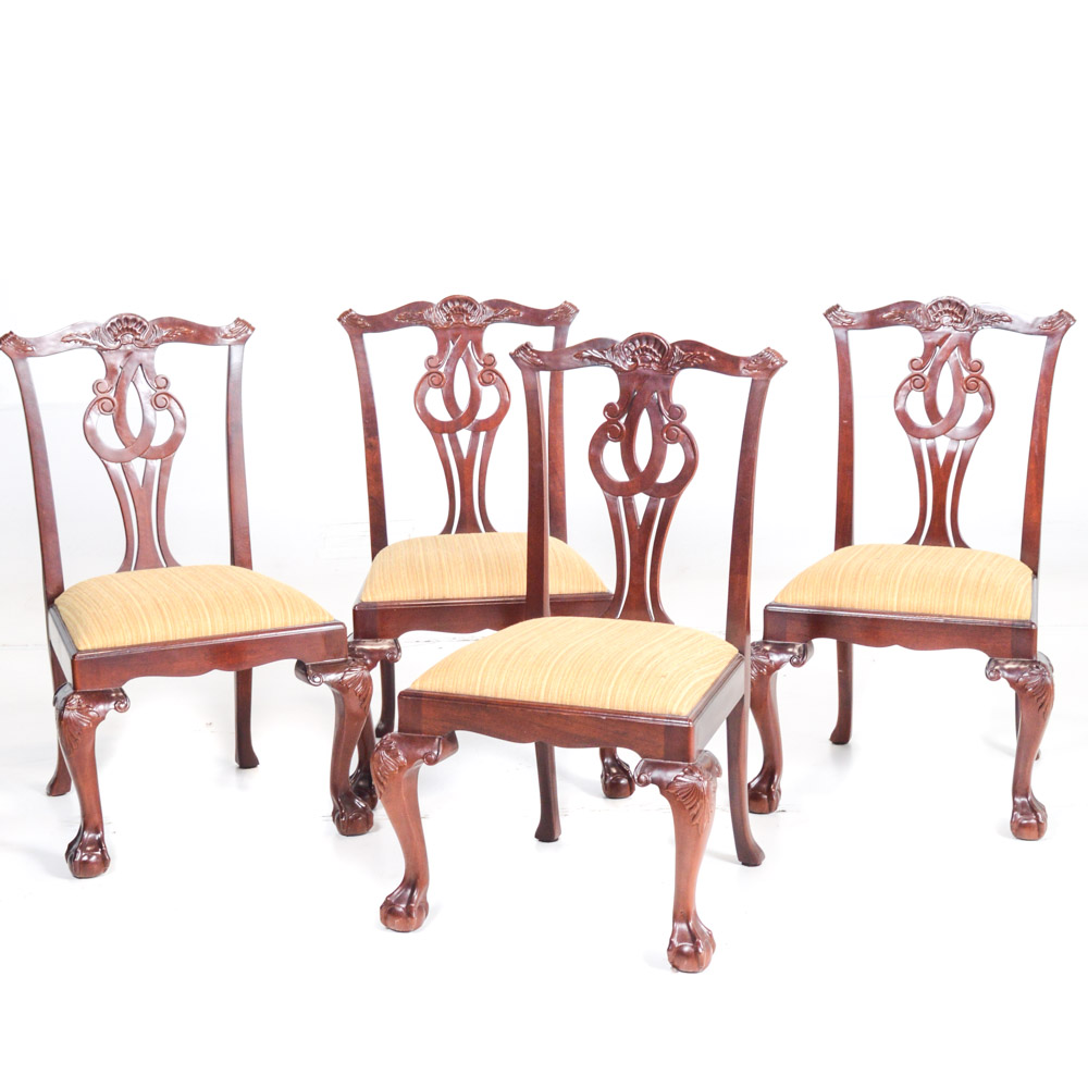Baker Furniture Chippendale Dining Chair Set