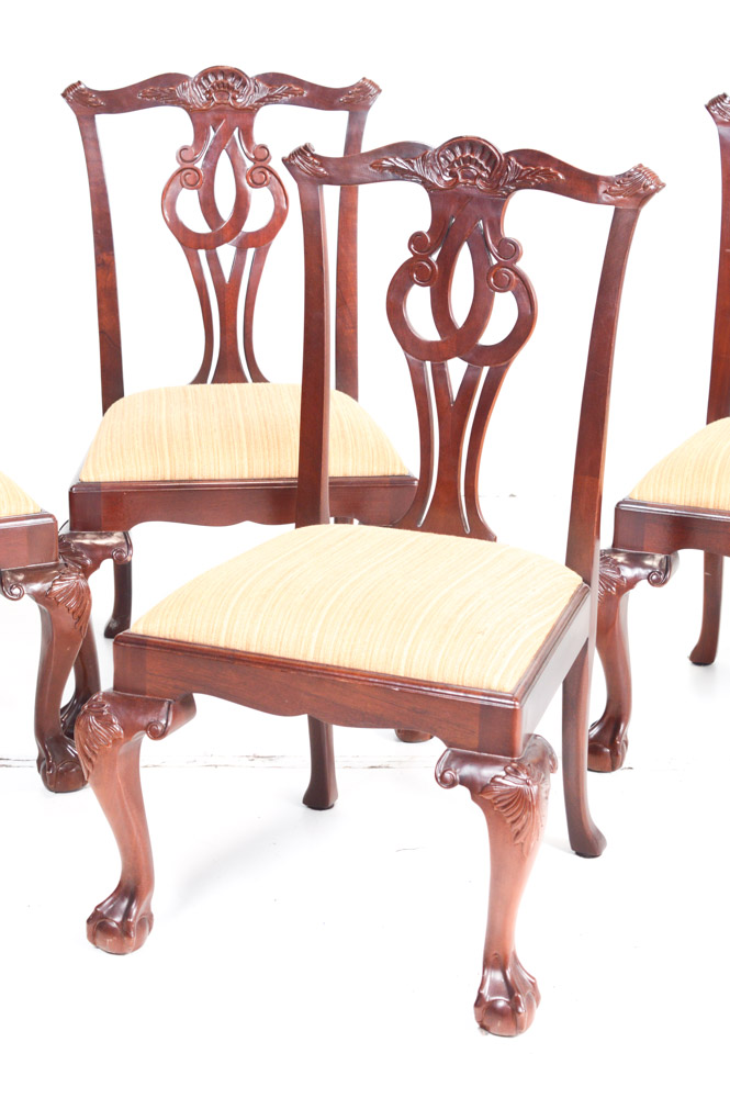 Baker Furniture Chippendale Dining Chair Set