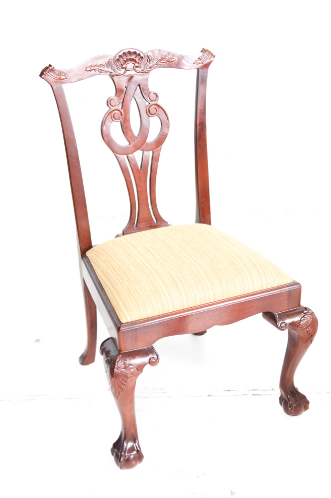 Baker Furniture Chippendale Dining Chair Set
