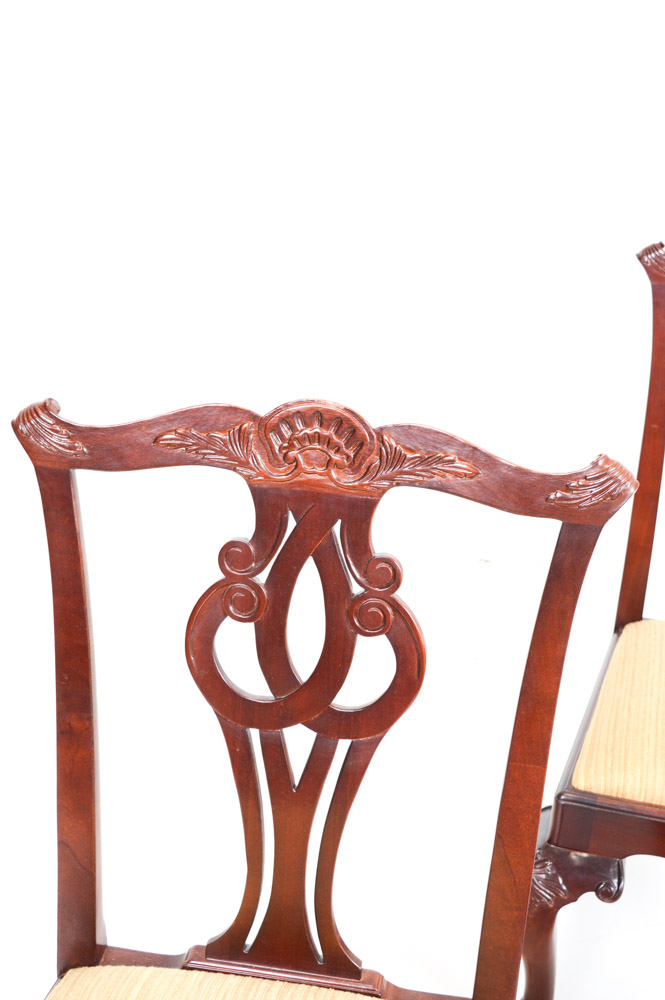 Baker Furniture Chippendale Dining Chair Set
