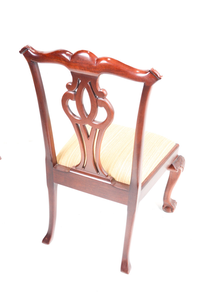 Baker Furniture Chippendale Dining Chair Set