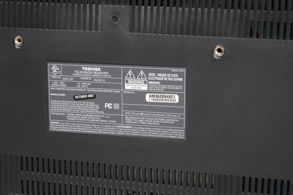 Toshiba REGZA Television