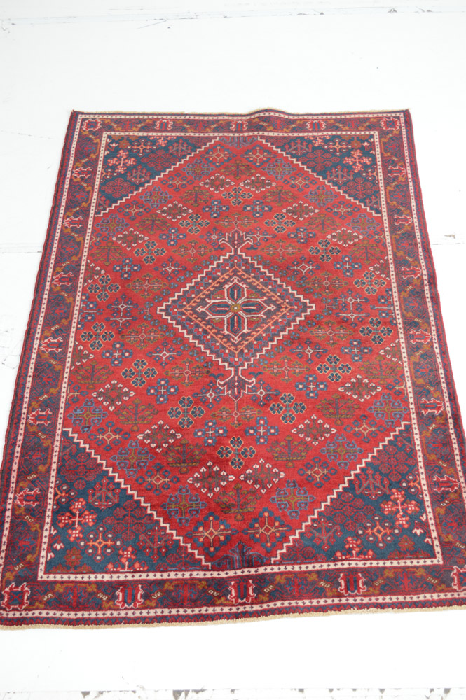 Vintage Hand Knotted Persian Josheghan Rug