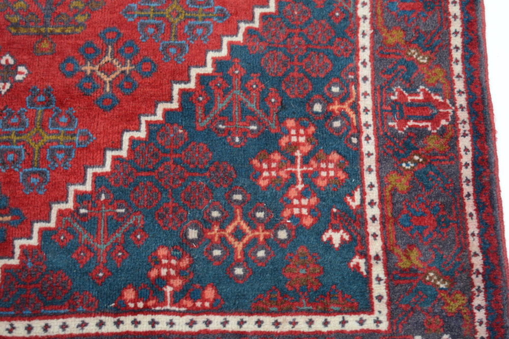 Vintage Hand Knotted Persian Josheghan Rug