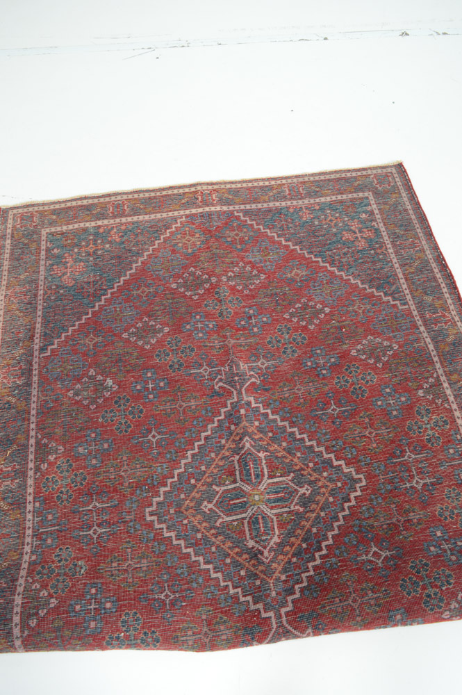 Vintage Hand Knotted Persian Josheghan Rug