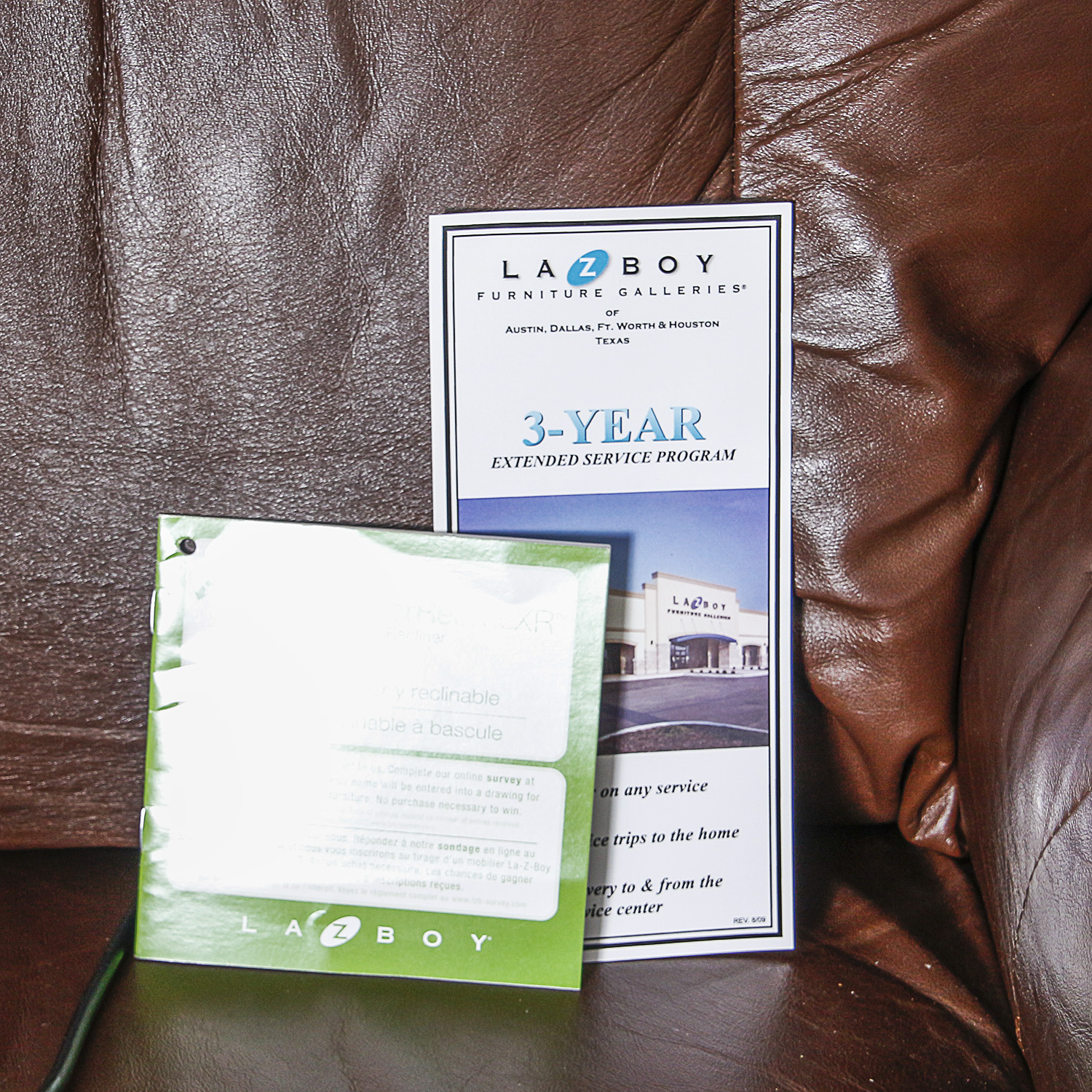 Leather La-Z-Boy PowerReclineXR