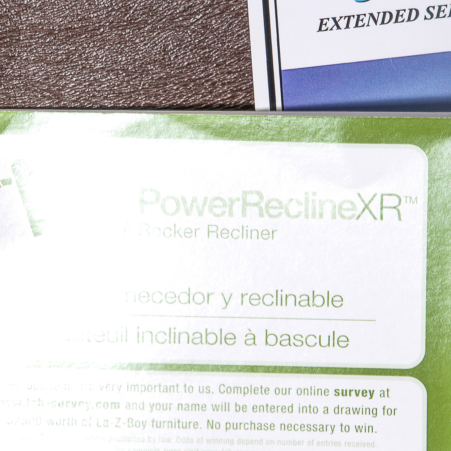 Leather La-Z-Boy PowerReclineXR