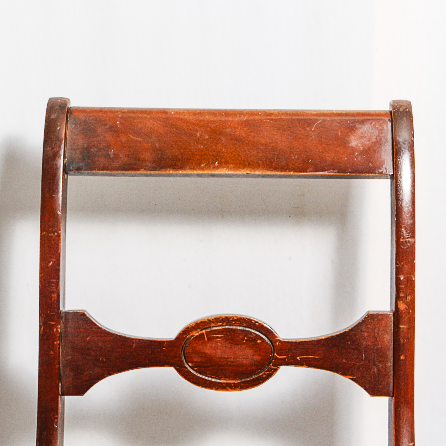 Vintage Wooden Chair with Needlepoint Seat