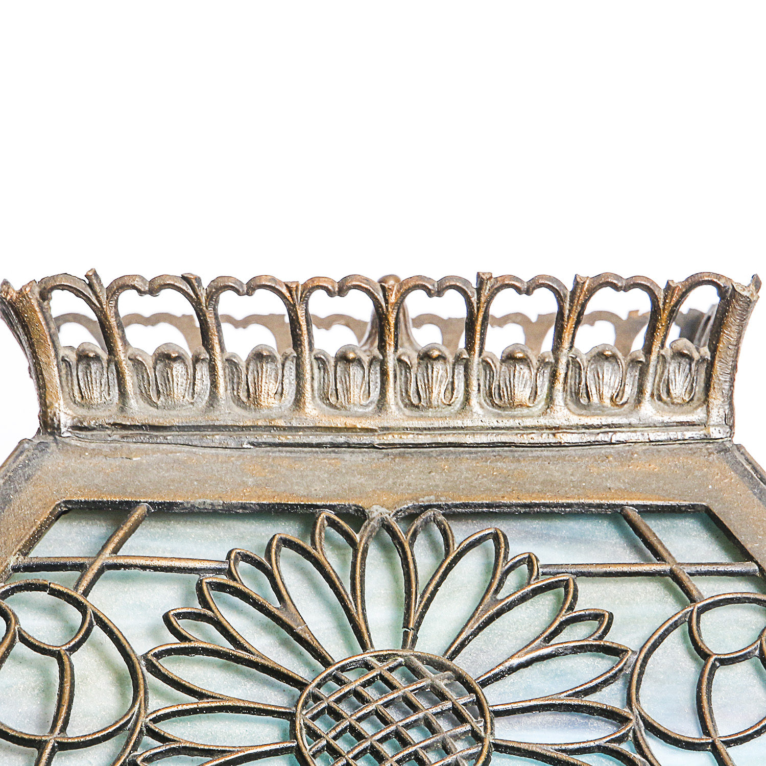 Stained Glass Prairie Style Lamp