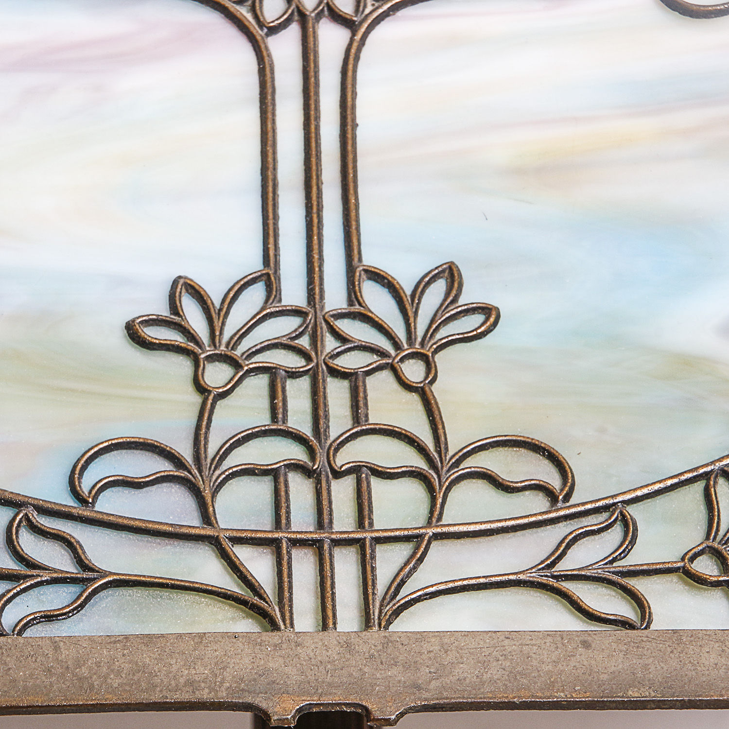 Stained Glass Prairie Style Lamp