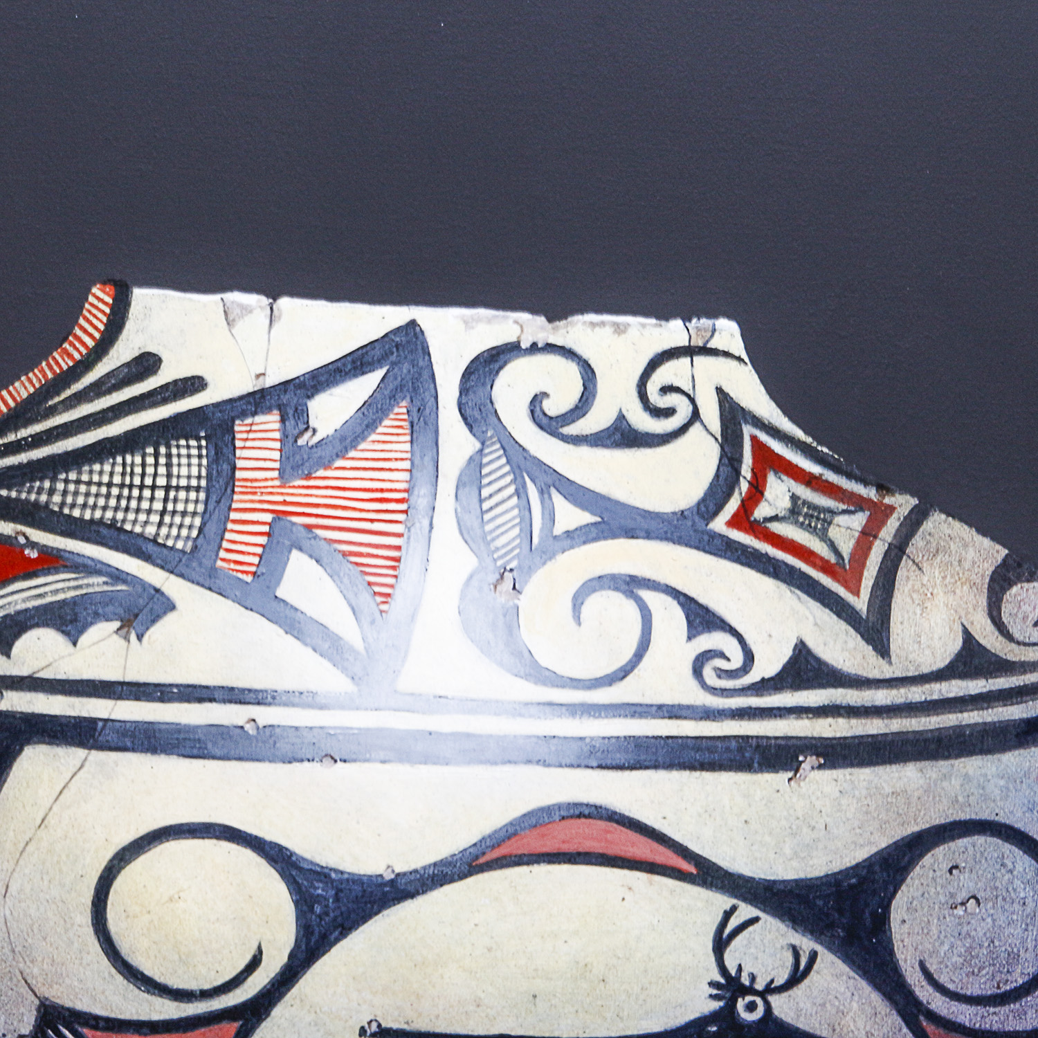 David Herriott Original Oil on Canvas "Zuni Pot Ca. 1890"