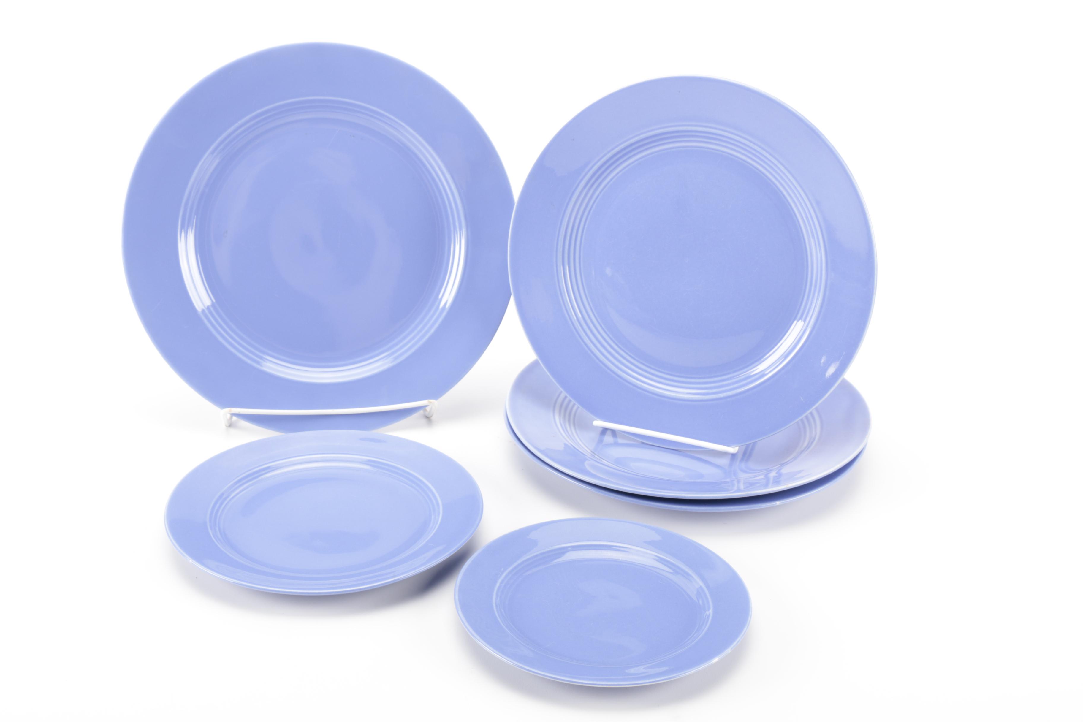 Vintage Harlequin Dinnerware in Blue