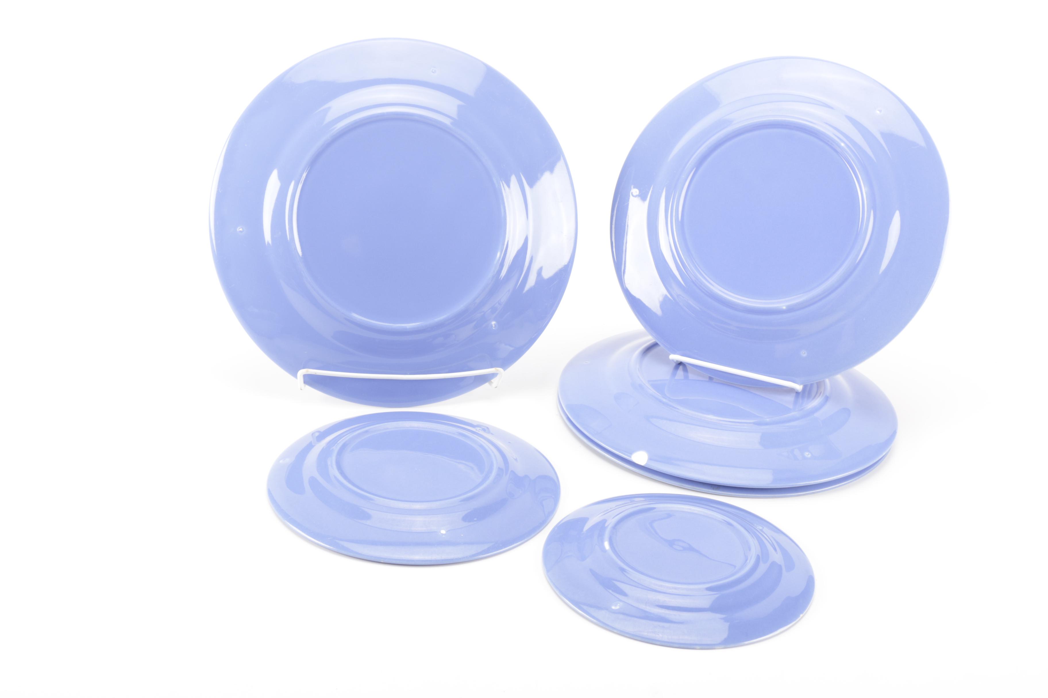 Vintage Harlequin Dinnerware in Blue