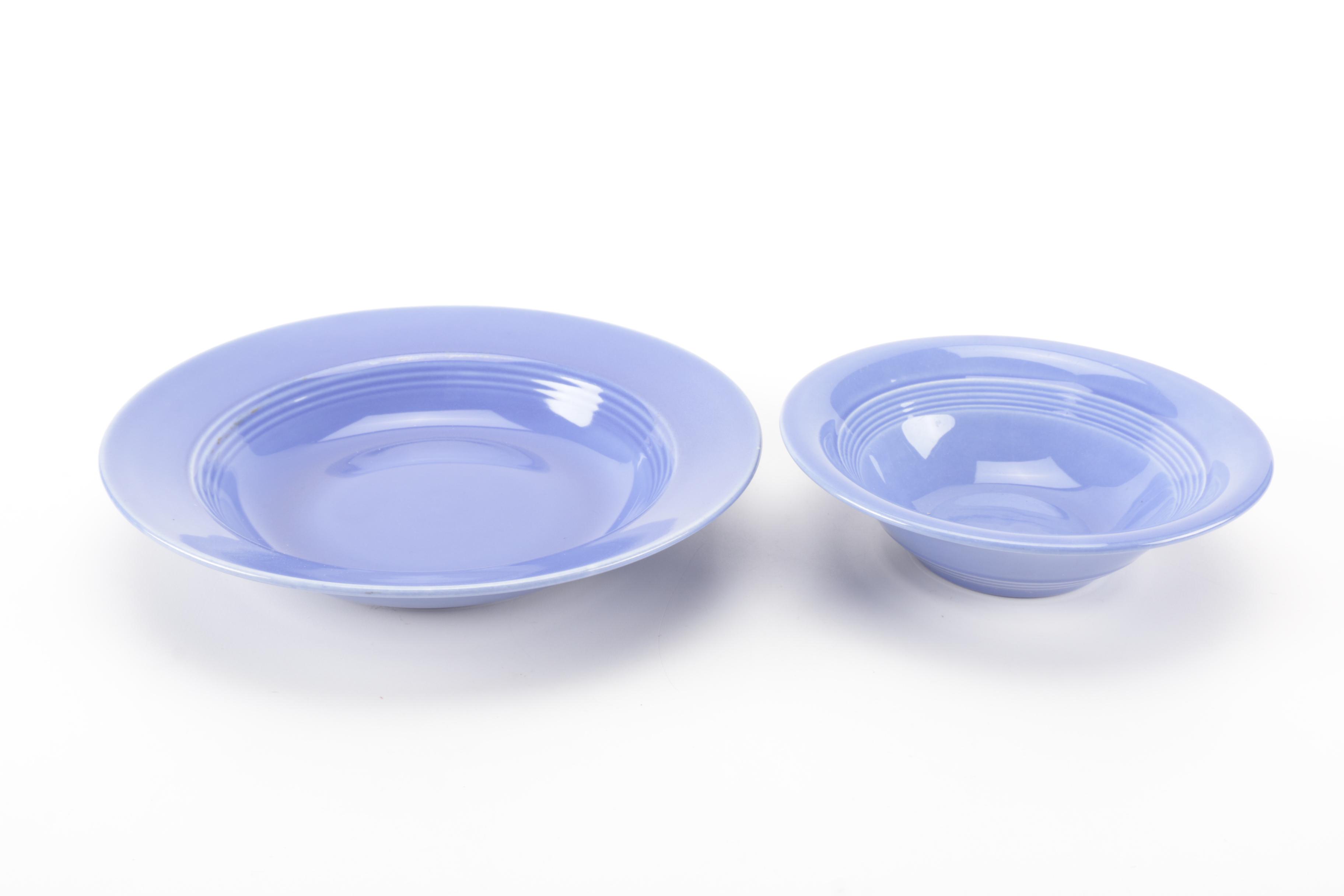 Vintage Harlequin Dinnerware in Blue