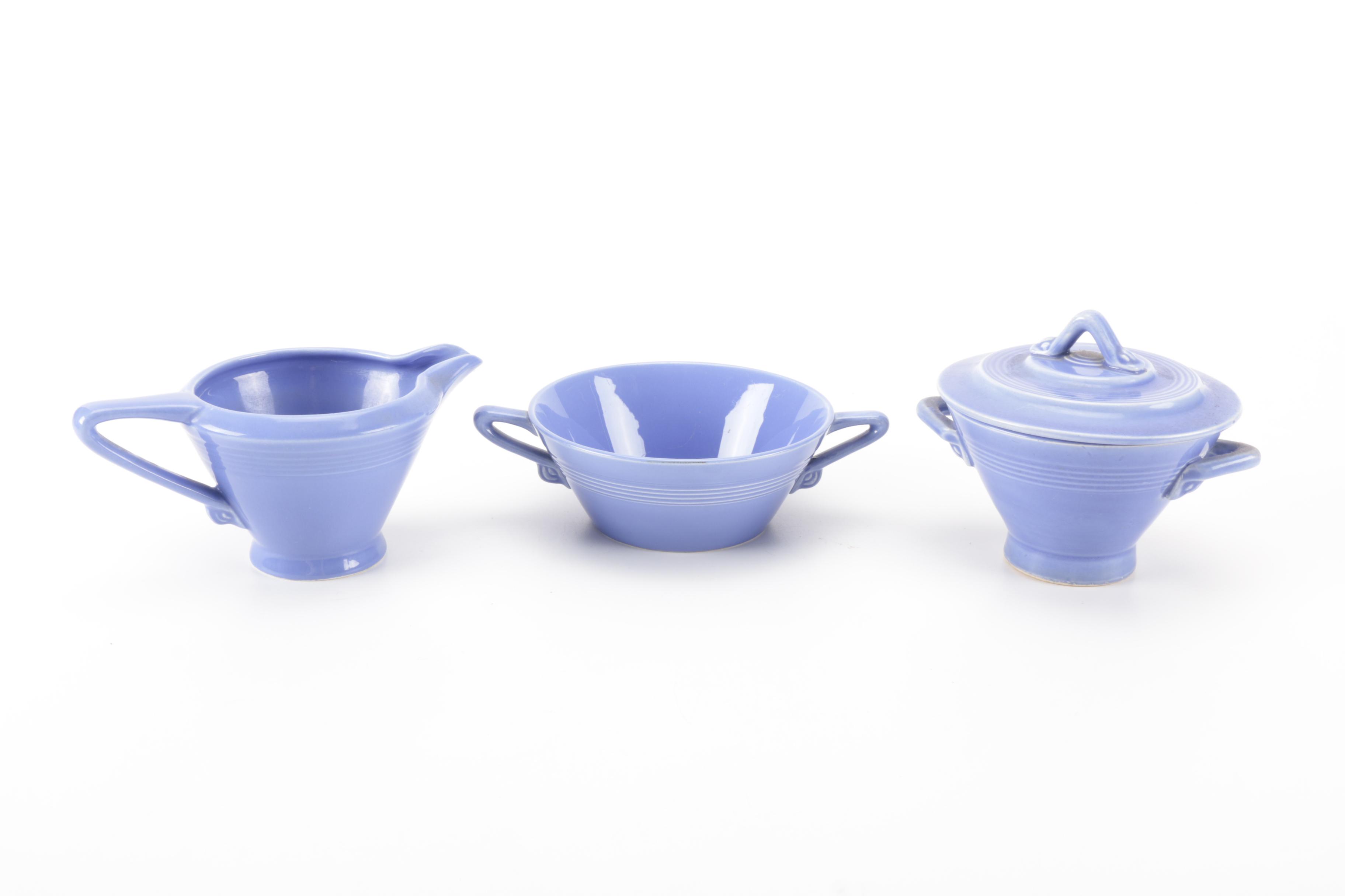 Vintage Harlequin Dinnerware in Blue