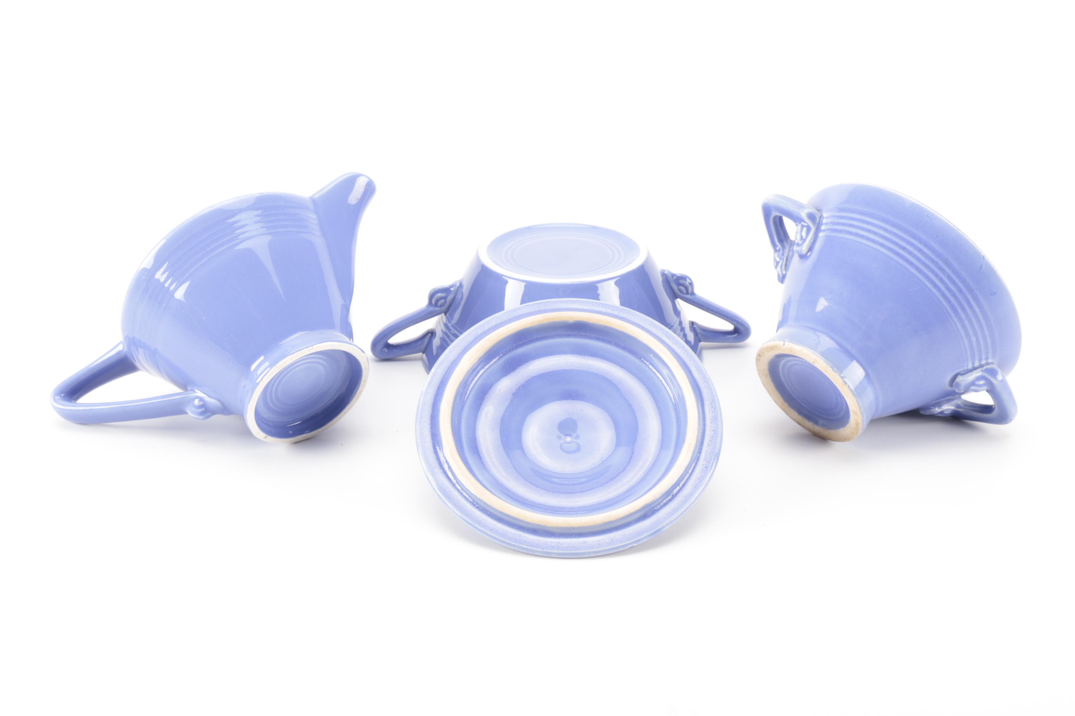 Vintage Harlequin Dinnerware in Blue