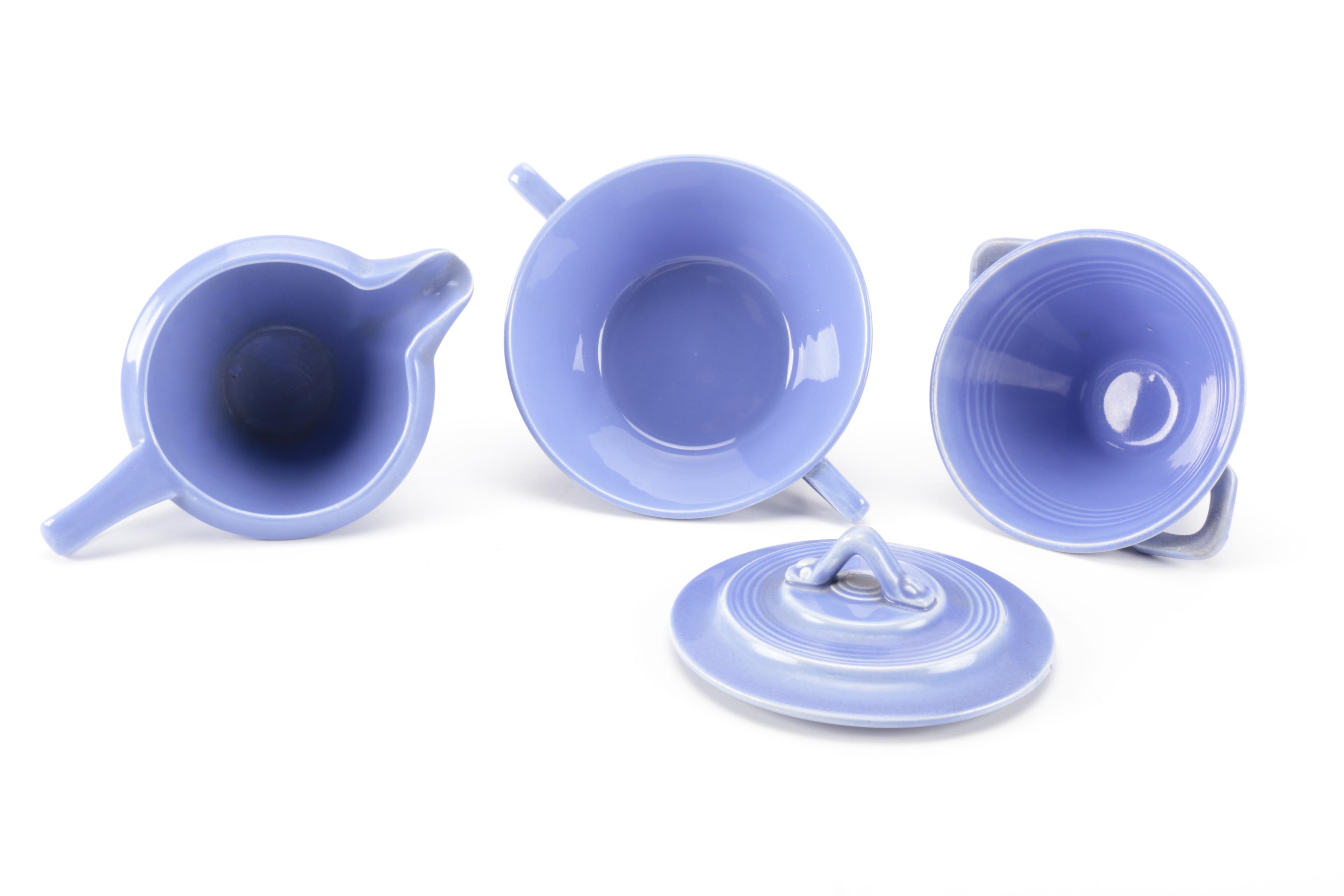 Vintage Harlequin Dinnerware in Blue