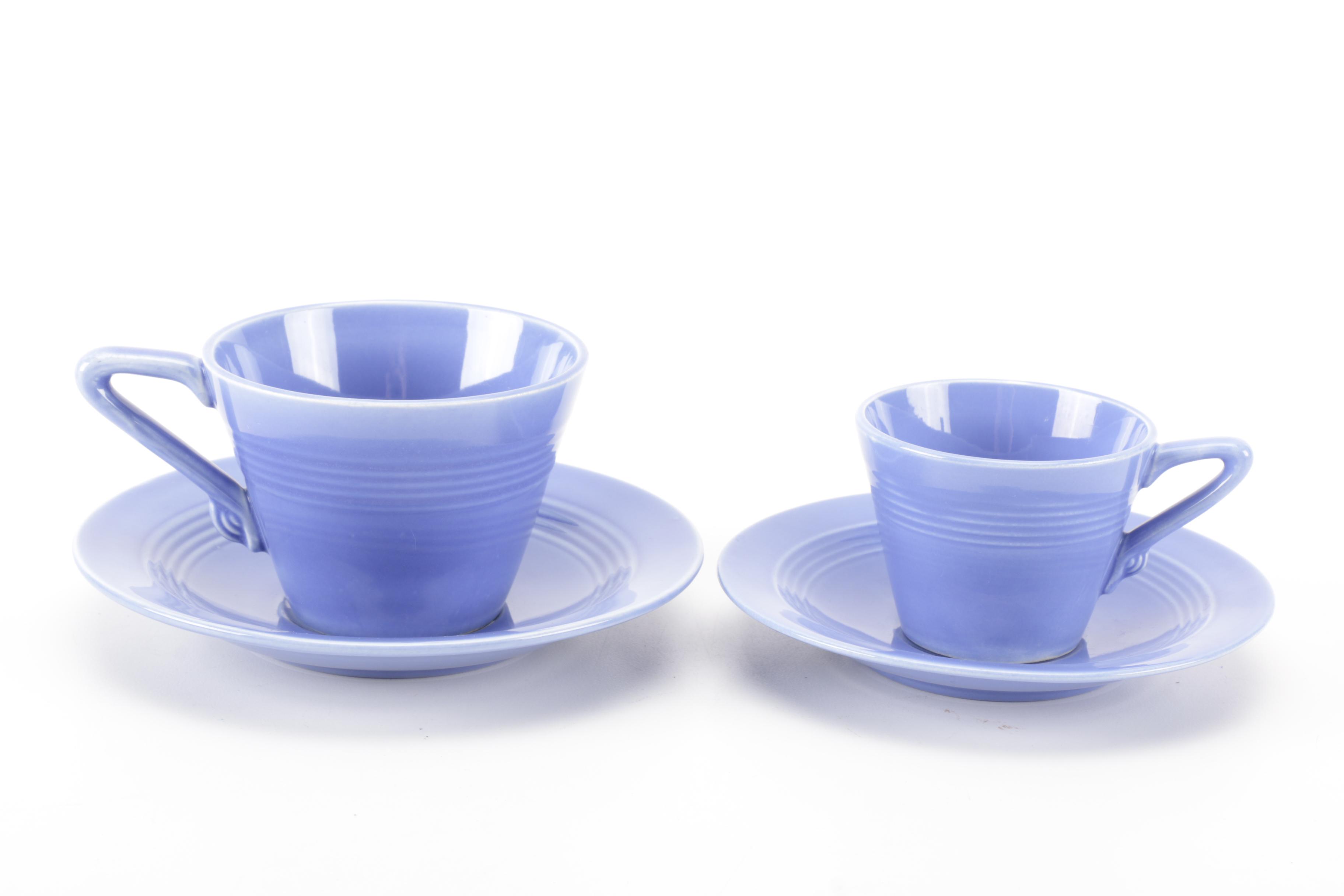 Vintage Harlequin Dinnerware in Blue