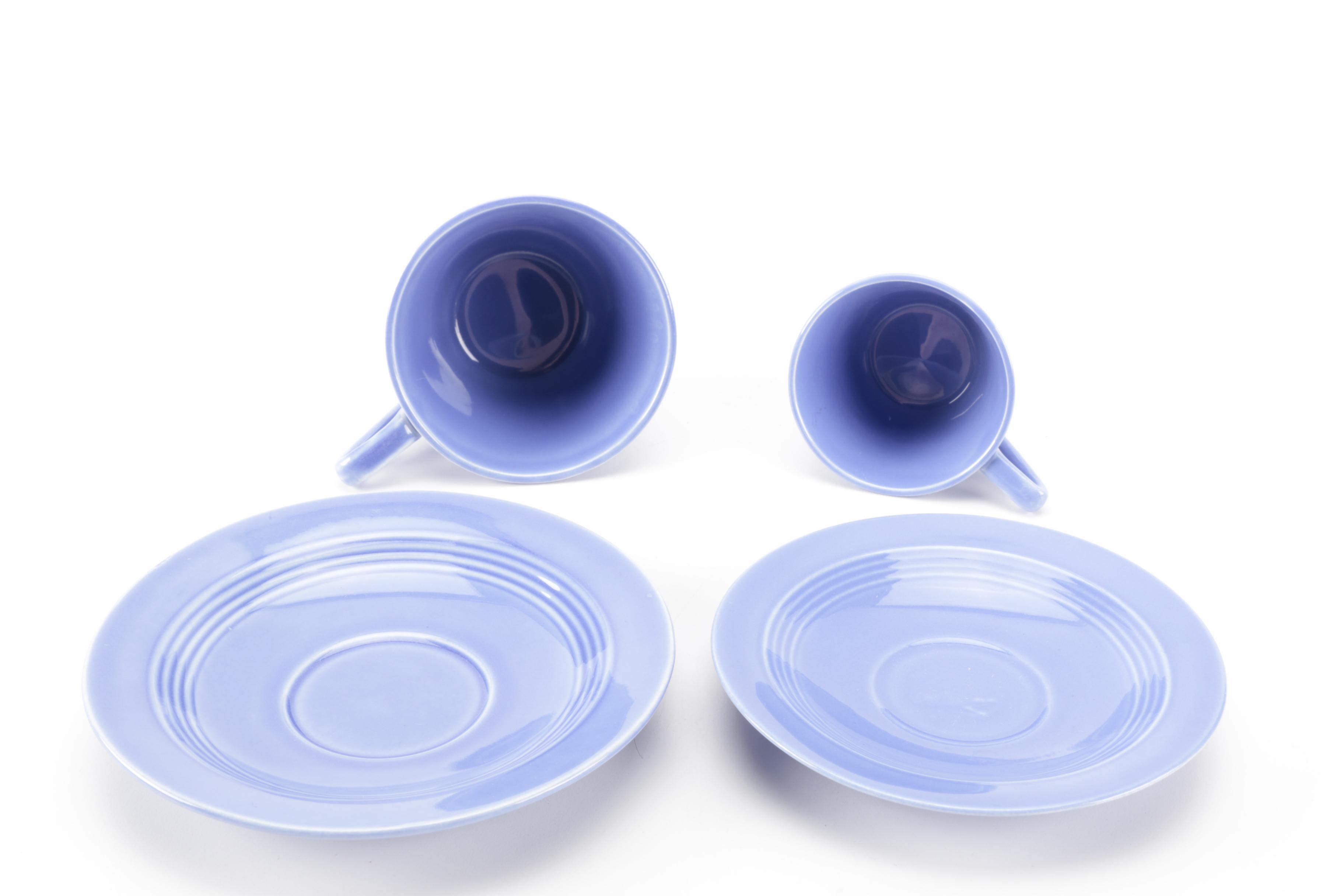 Vintage Harlequin Dinnerware in Blue