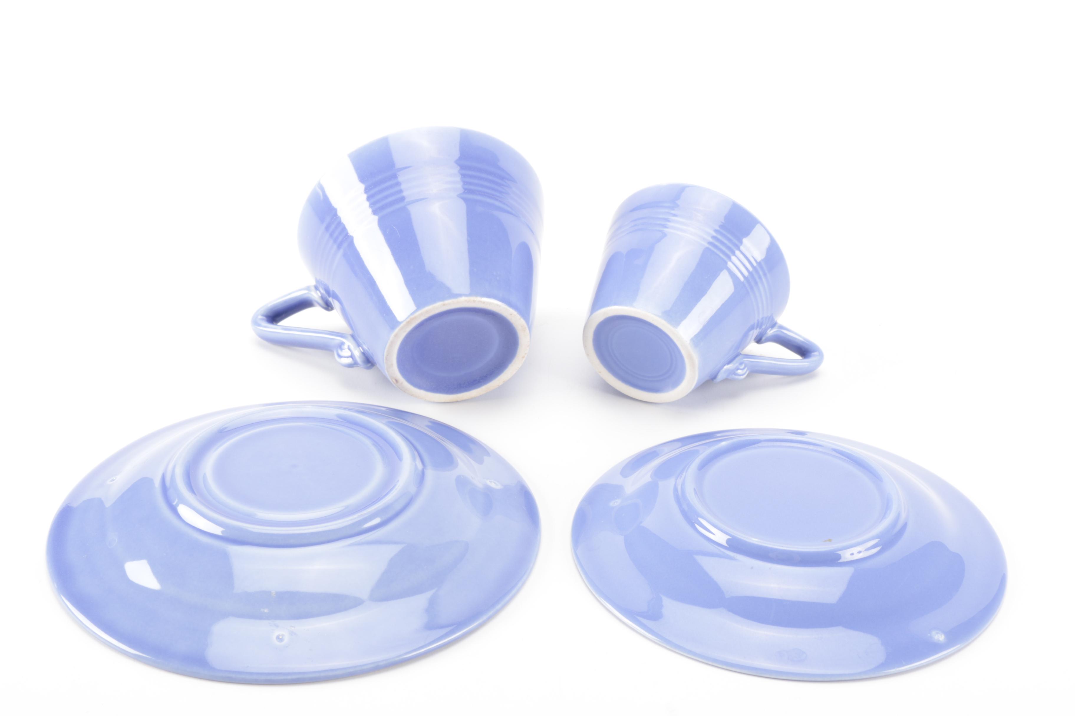 Vintage Harlequin Dinnerware in Blue