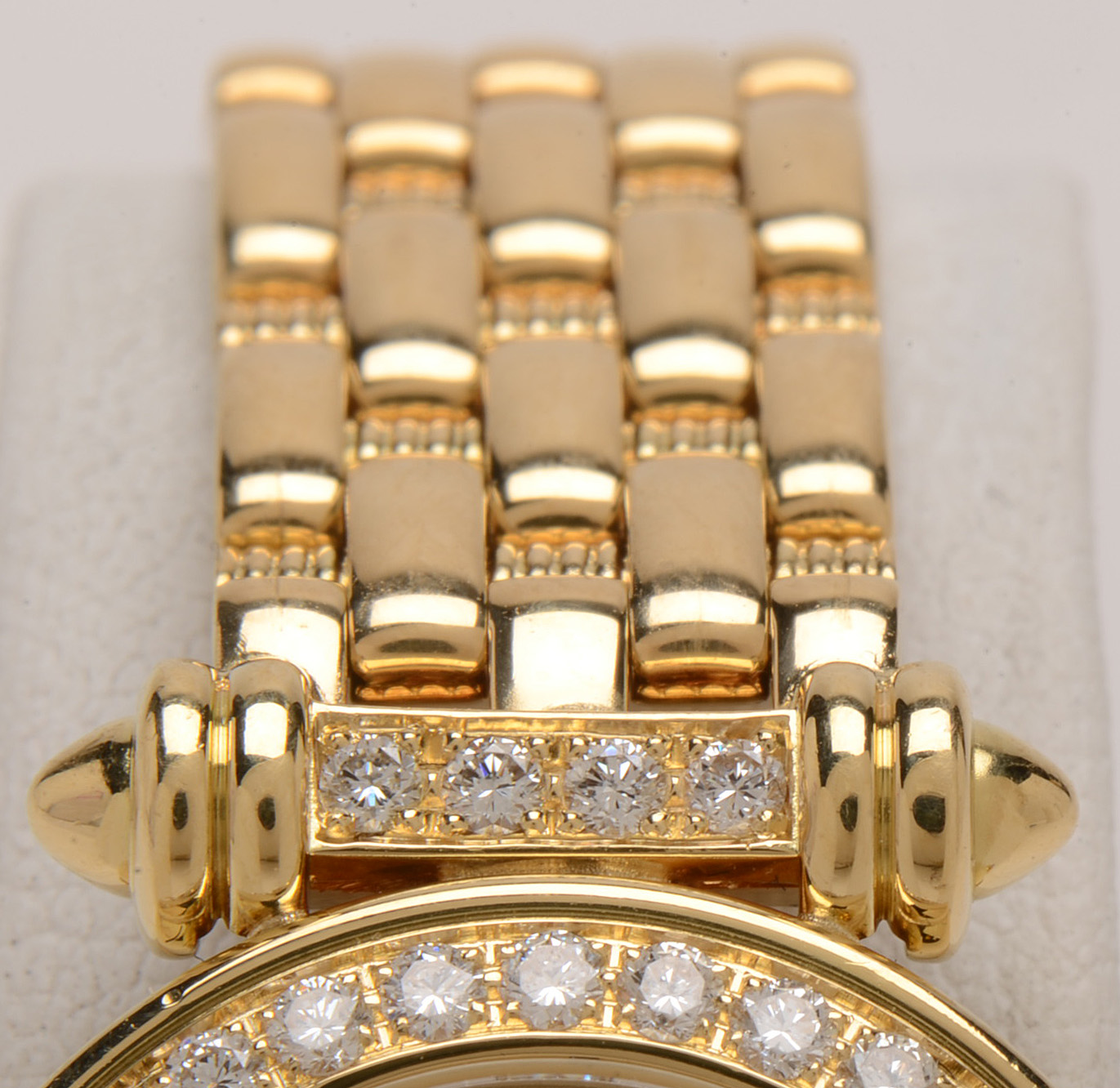 Baume & Mercier Solid 18K Yellow Gold MOP Diamond Watch