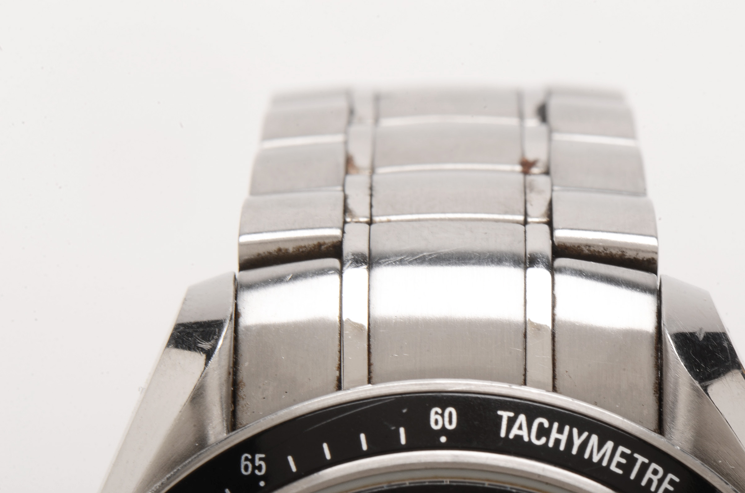 Omega Speedmaster Triple Calendar Black Chrono Steel Auto Watch