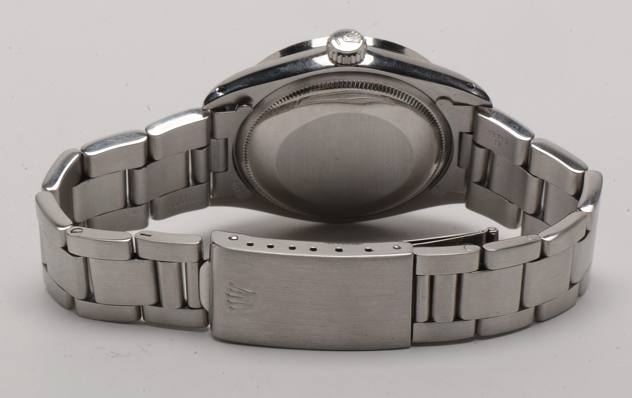 Rolex Date Stainless Steel Blue 34mm Oyster Automatic Watch