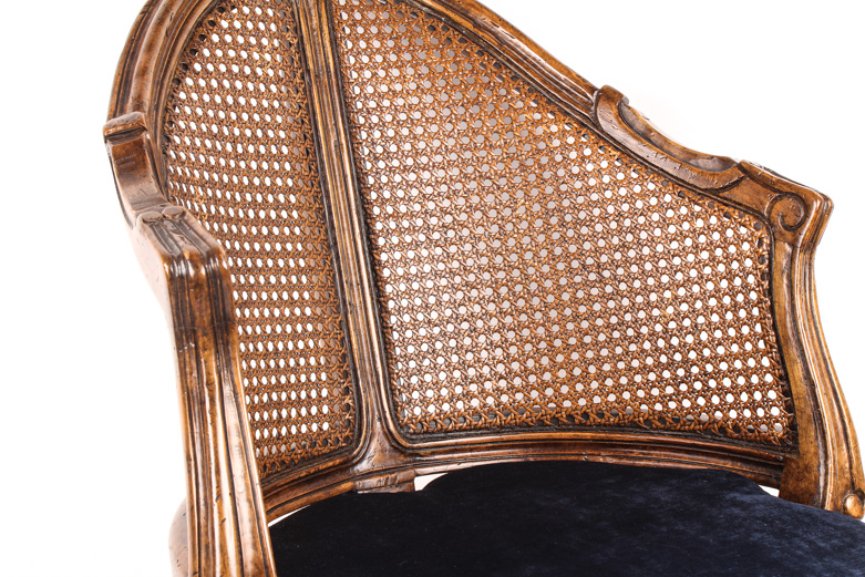 Vintage Cane Club Chair